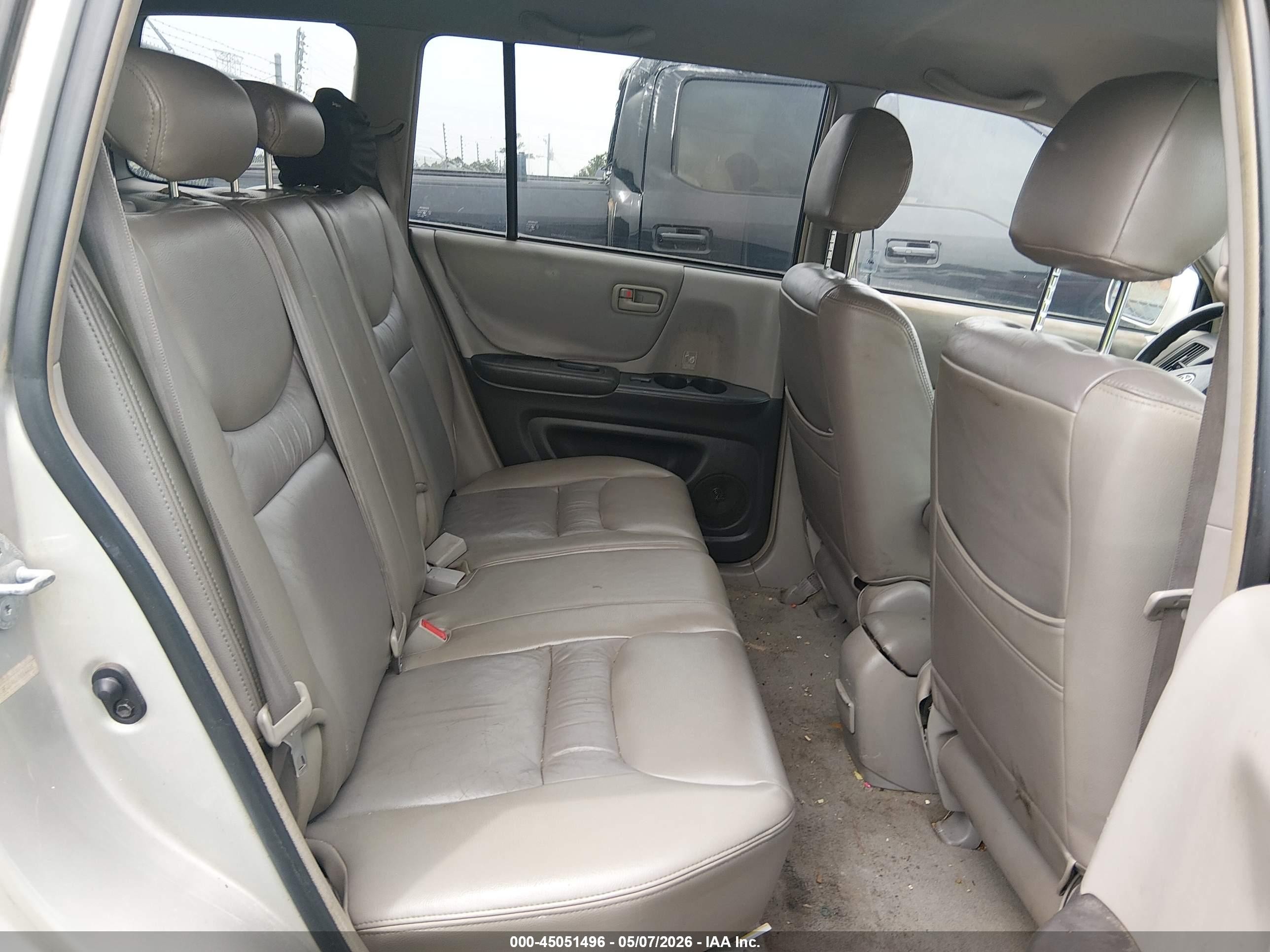 2001 Toyota Highlander V6 Серебряный vin: JTEGF21A610014403