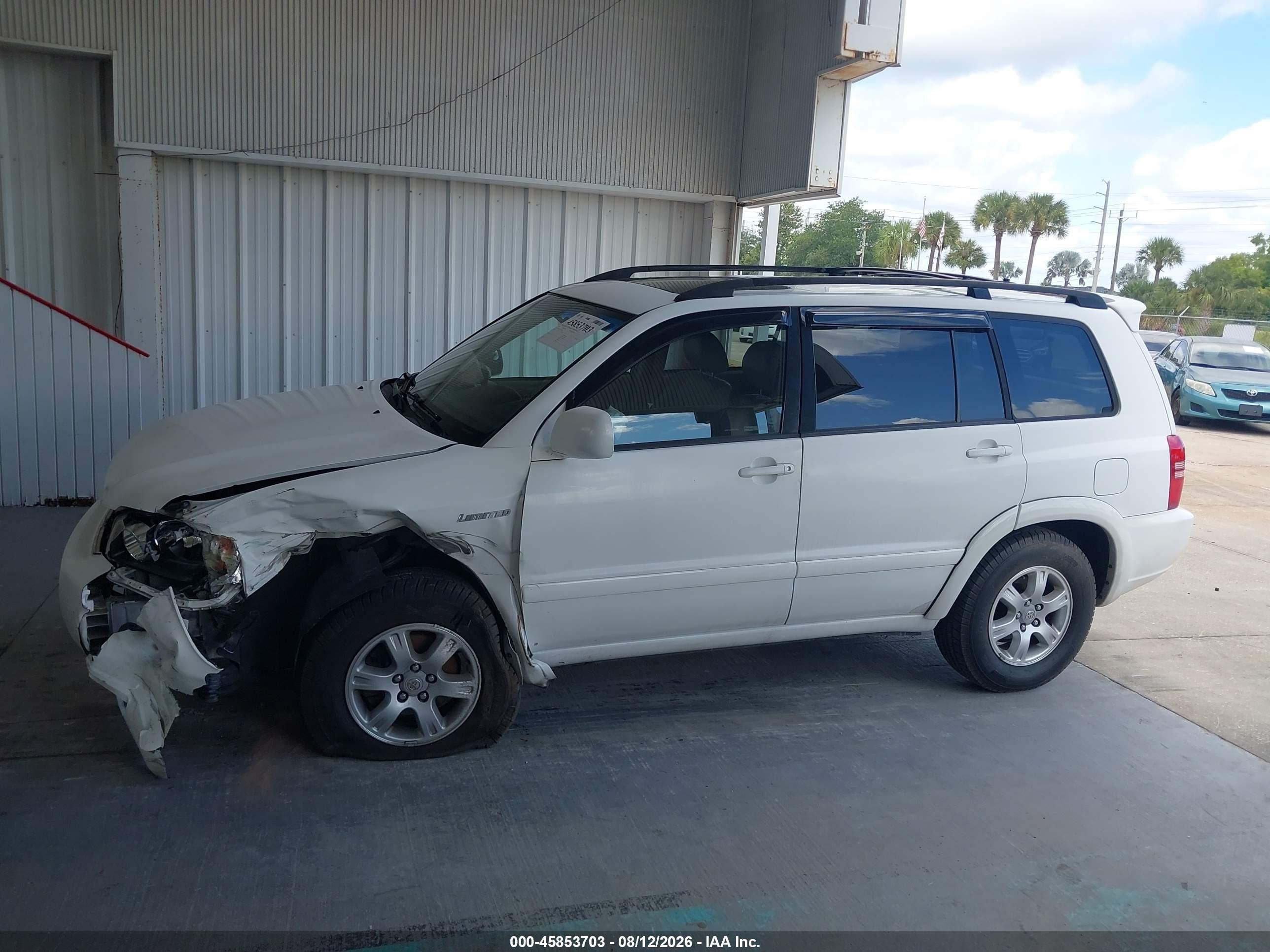 2002 Toyota Highlander Limited V6 Белый vin: JTEGF21A620047063