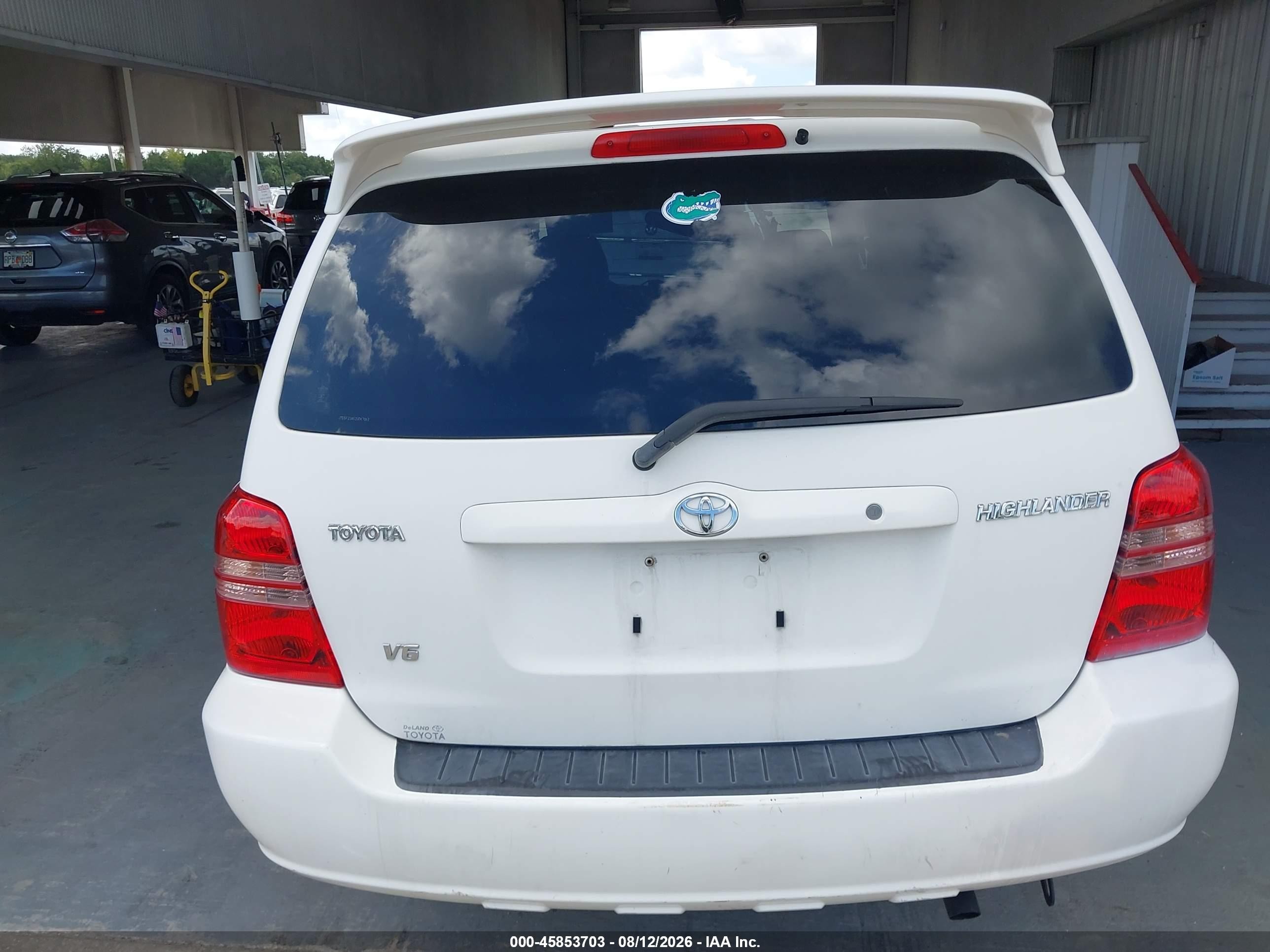 2002 Toyota Highlander Limited V6 Белый vin: JTEGF21A620047063