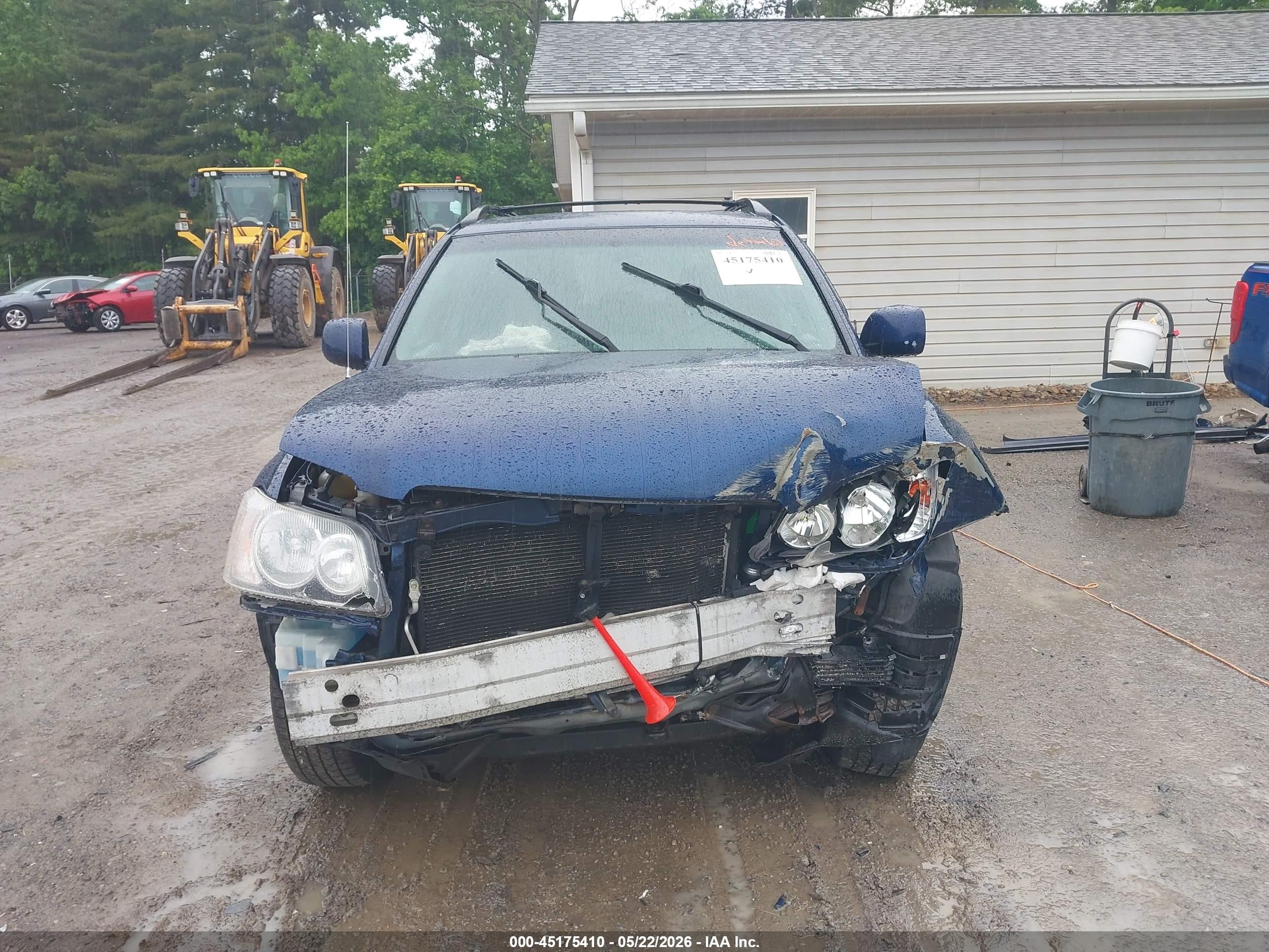 2002 Toyota Highlander V6 Blue vin: JTEGF21A620069144