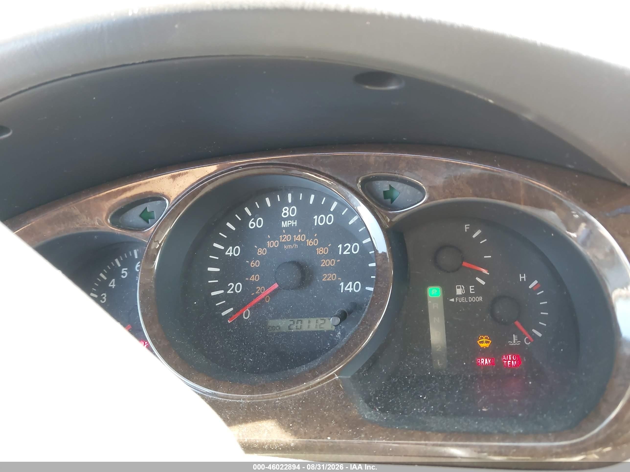 2003 Toyota Highlander Limited V6 Beige vin: JTEGF21A630074877