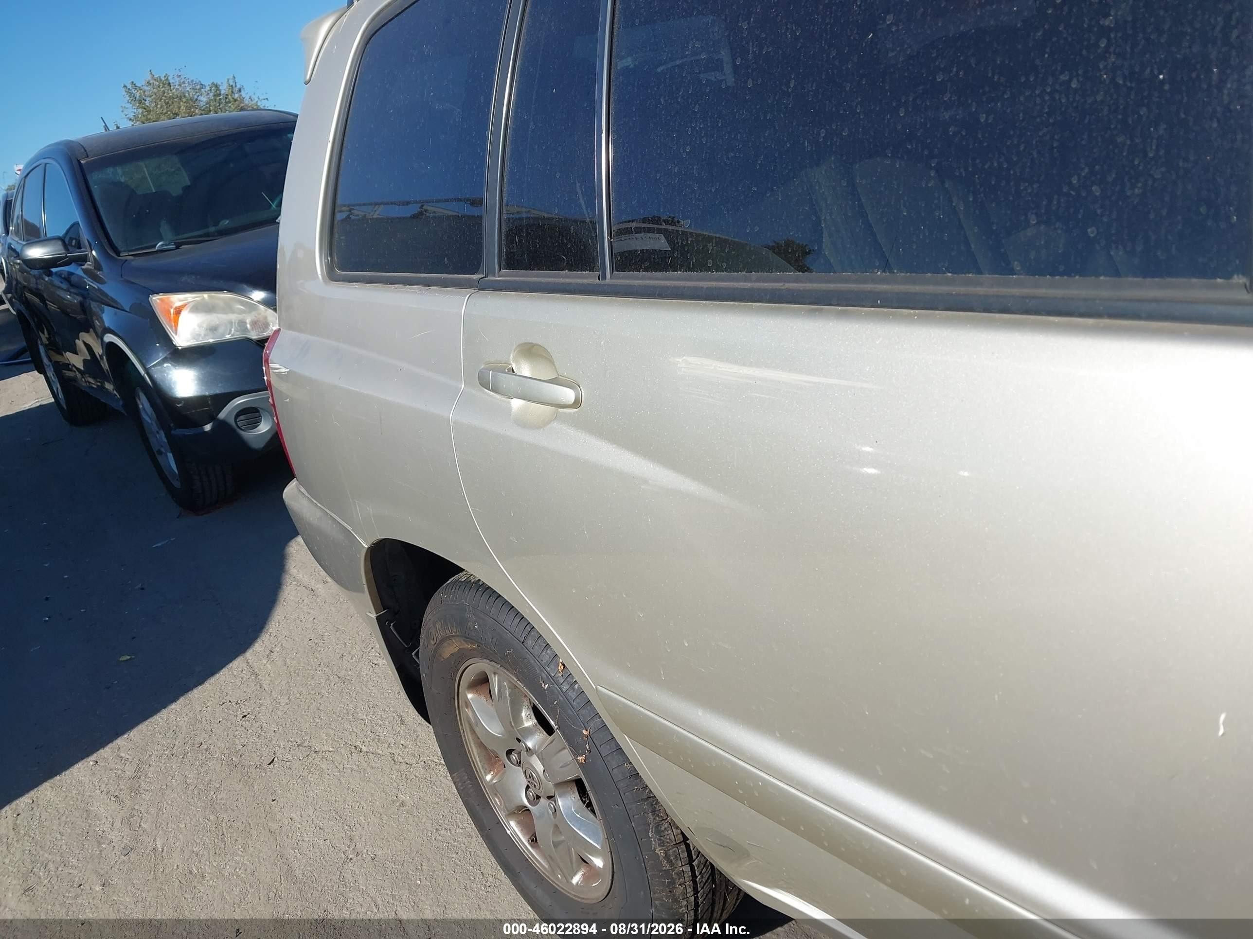 2003 Toyota Highlander Limited V6 Beige vin: JTEGF21A630074877