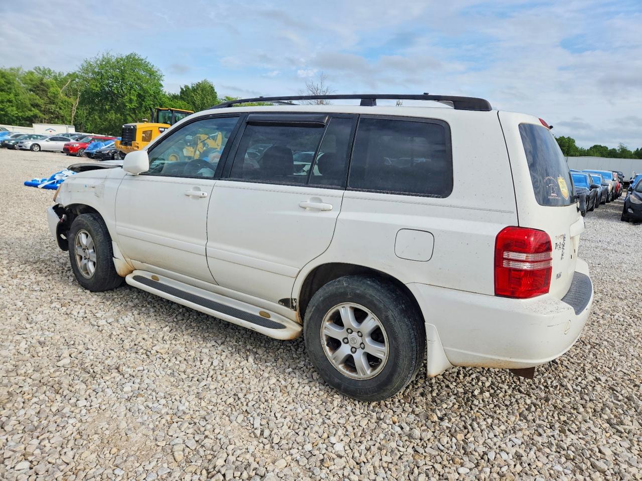 2003 Toyota Highlander Limited Limited White vin: JTEGF21A630075821
