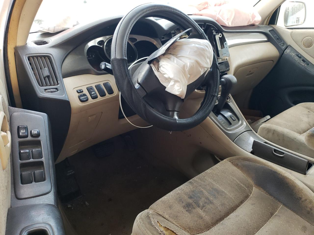 2003 Toyota Highlander Limited Limited White vin: JTEGF21A630075821