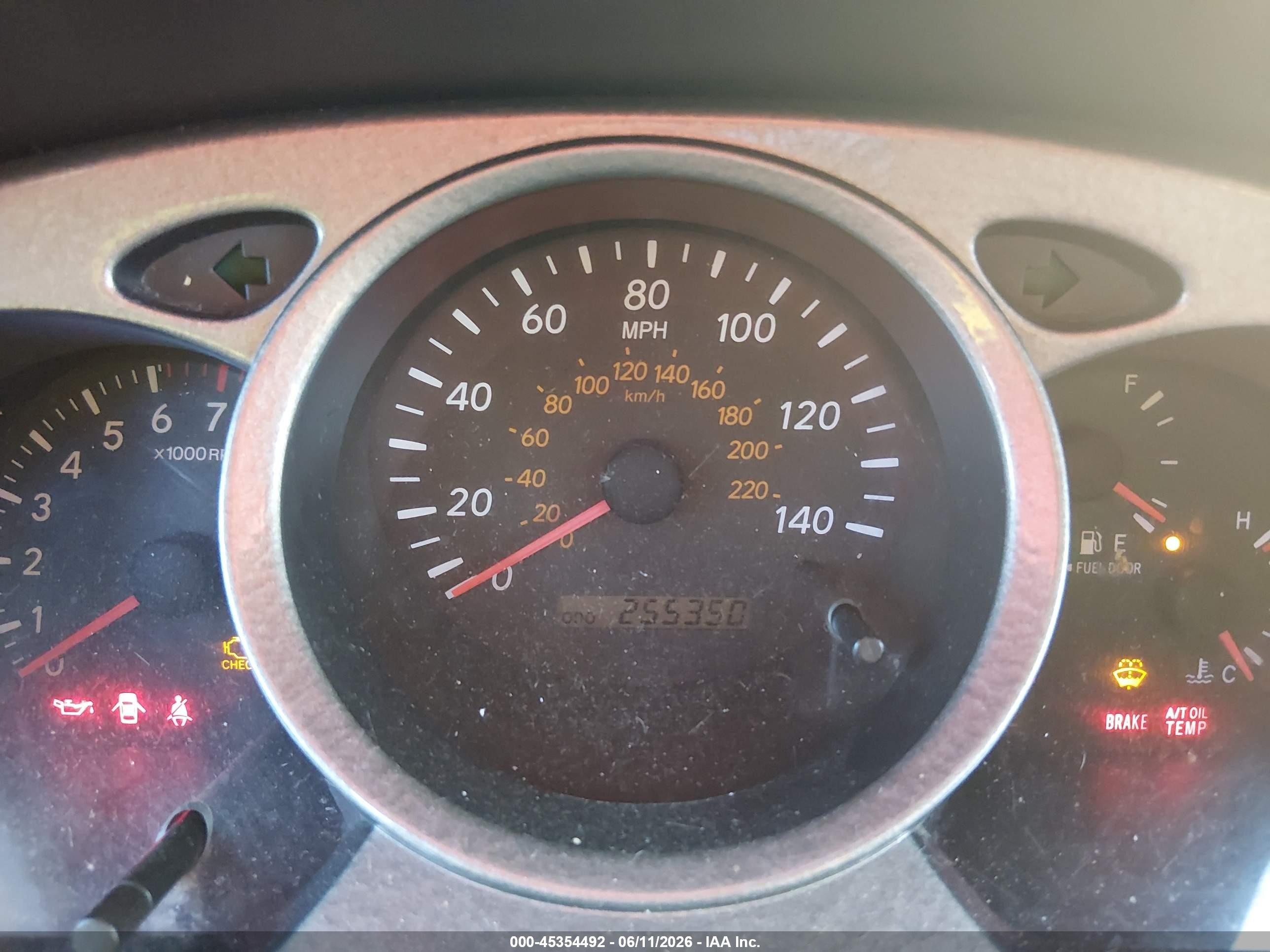 2003 Toyota Highlander V6 Green vin: JTEGF21A630078847