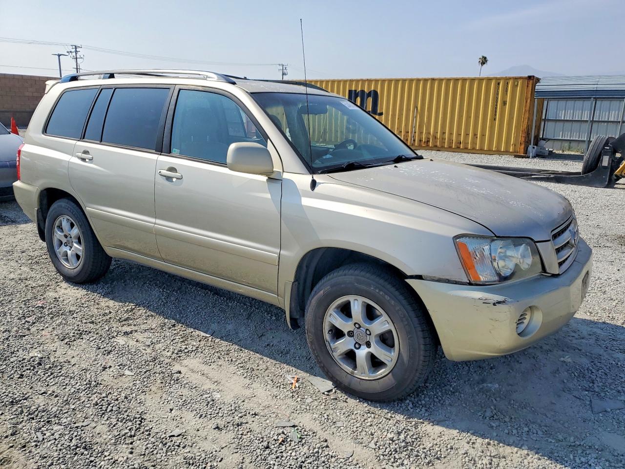 2003 Toyota Highlander Limited Gold vin: JTEGF21A630083479
