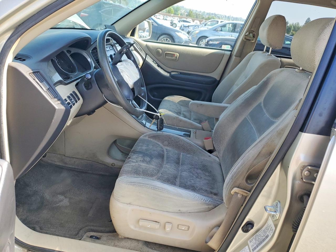 2003 Toyota Highlander Limited Gold vin: JTEGF21A630083479