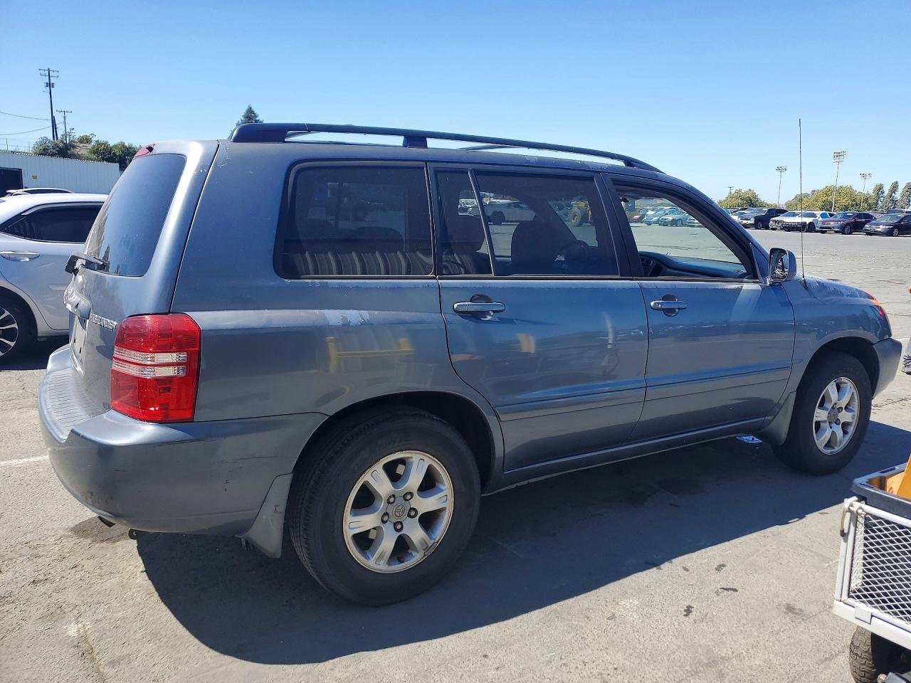 2003 Toyota Highlander Limited Blue vin: JTEGF21A630115220
