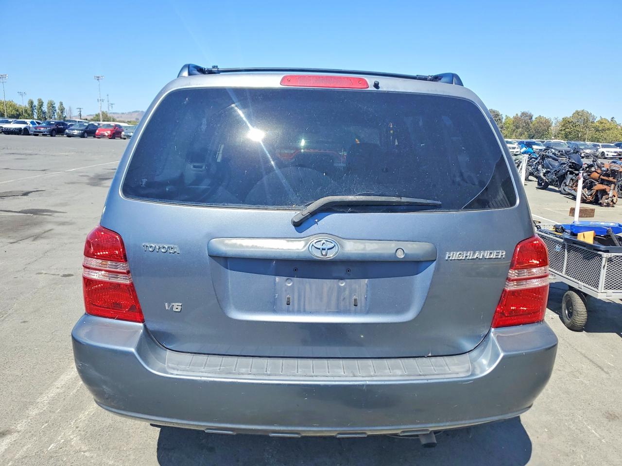 2003 Toyota Highlander Limited Blue vin: JTEGF21A630115220