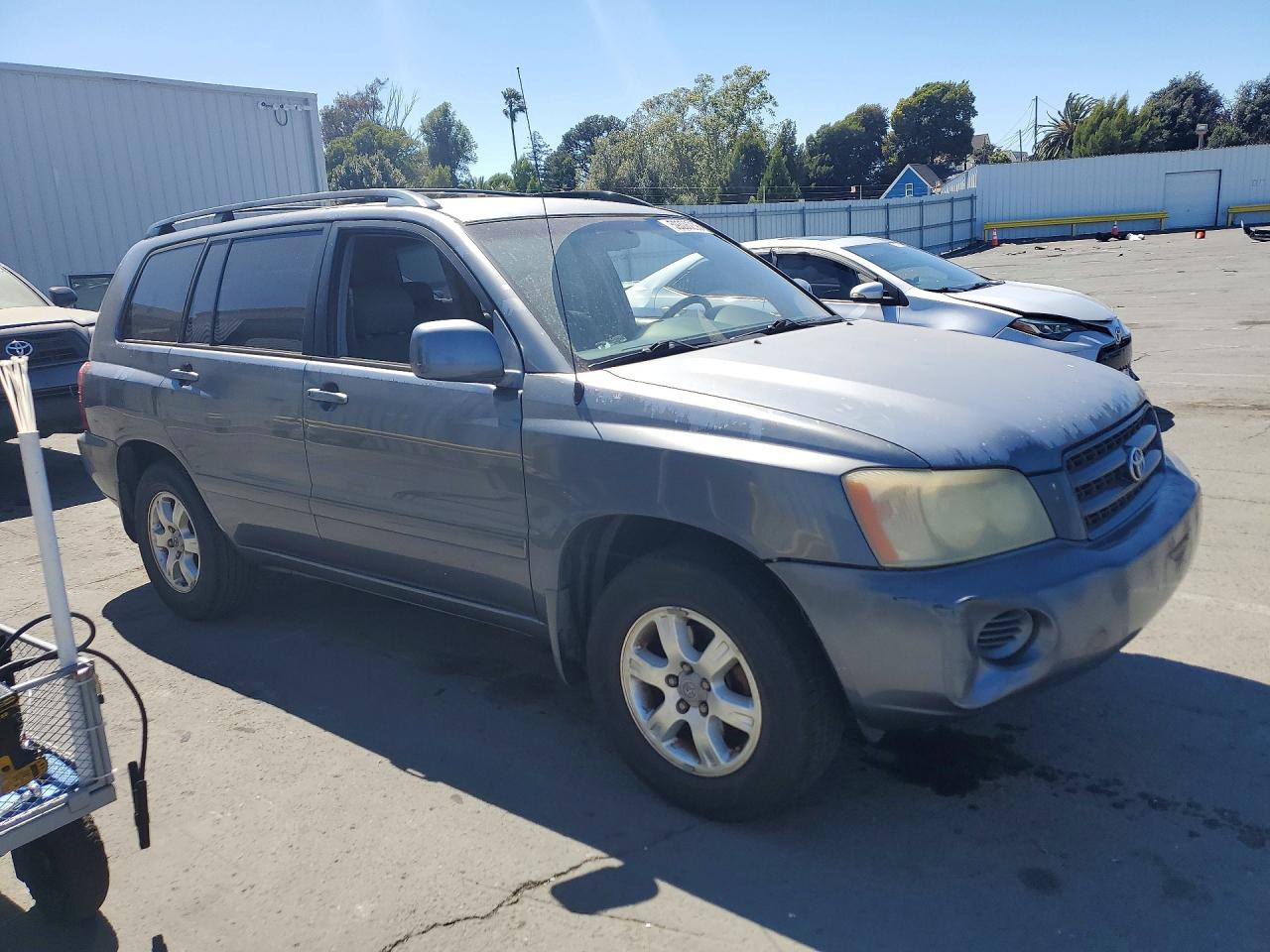 2003 Toyota Highlander Limited Blue vin: JTEGF21A630115220