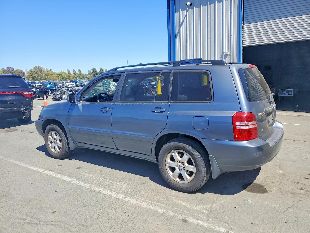 2003 Toyota Highlander Limited Blue vin: JTEGF21A630115220