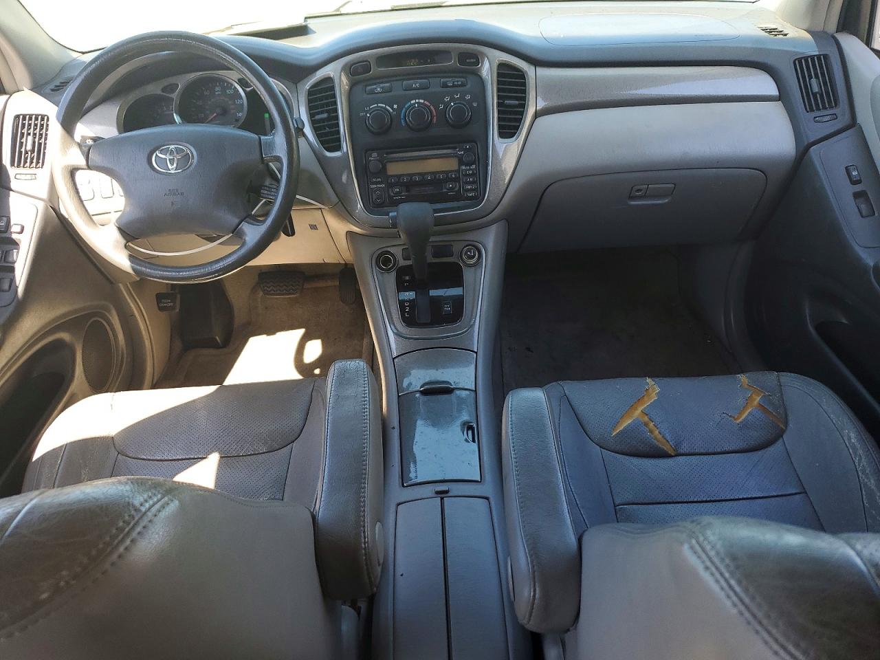 2003 Toyota Highlander Limited Blue vin: JTEGF21A630115220
