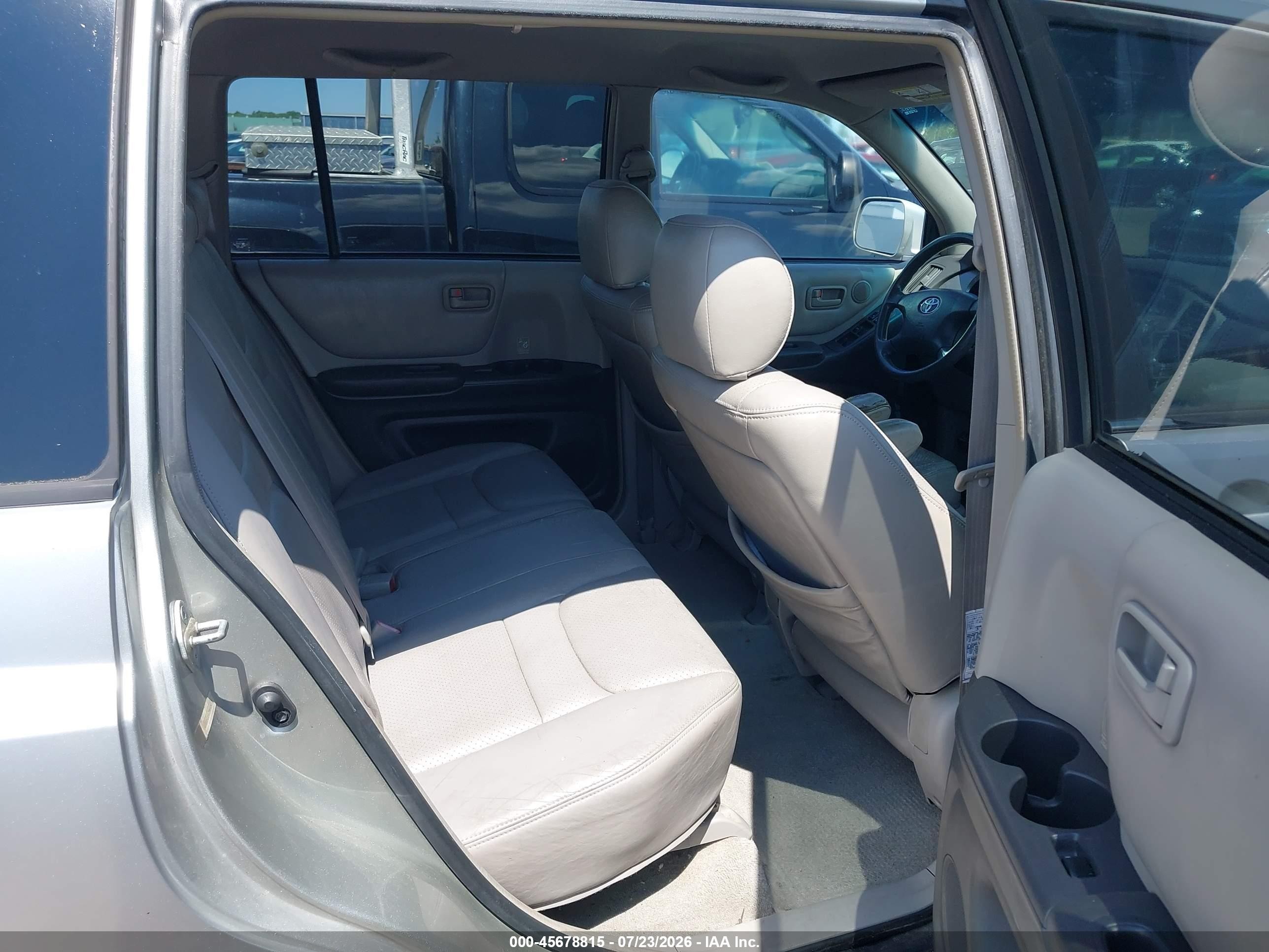 2001 Toyota Highlander V6 Серебряный vin: JTEGF21A710005273