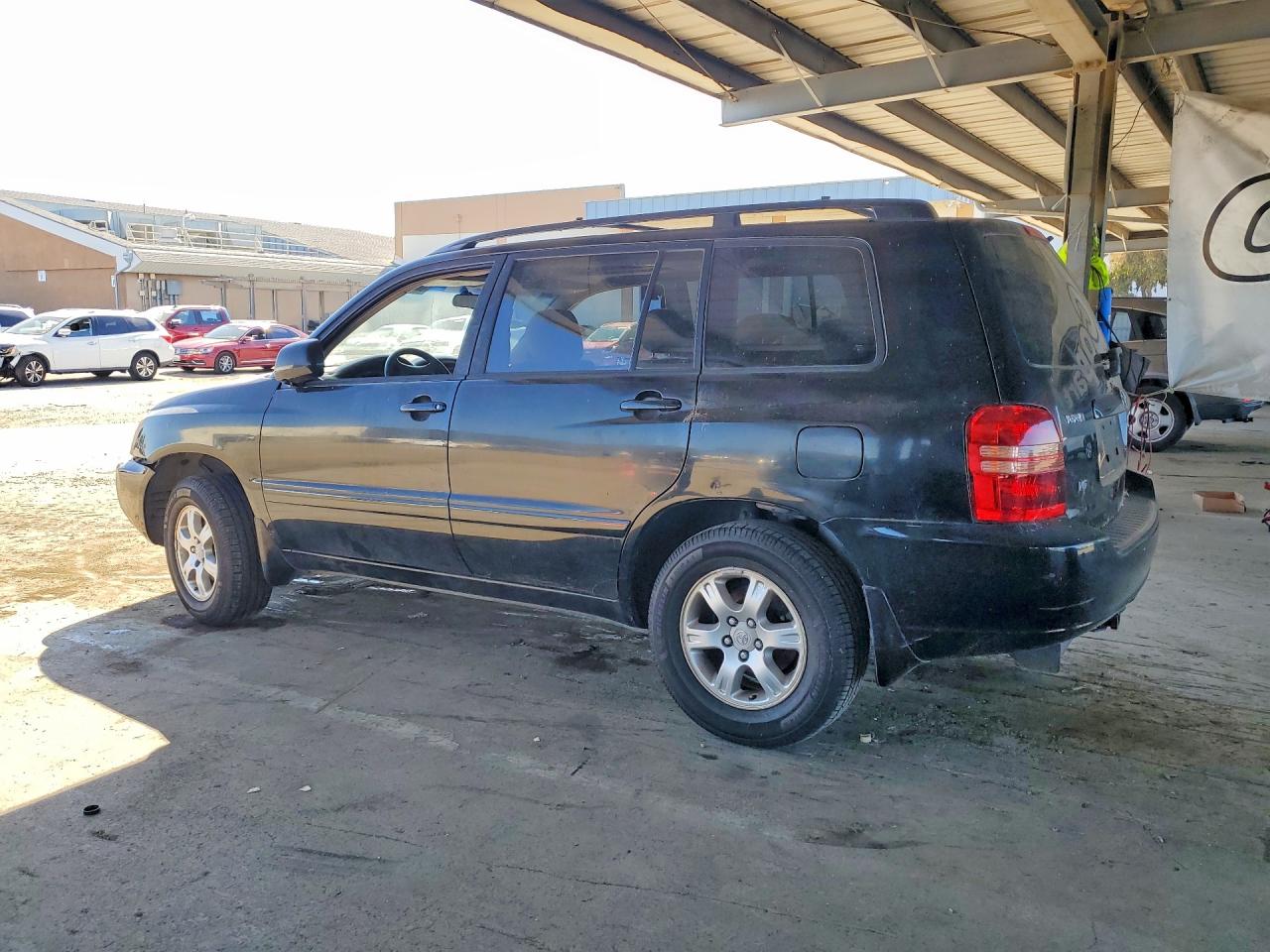 2001 Toyota Highlander Base Black vin: JTEGF21A710023448