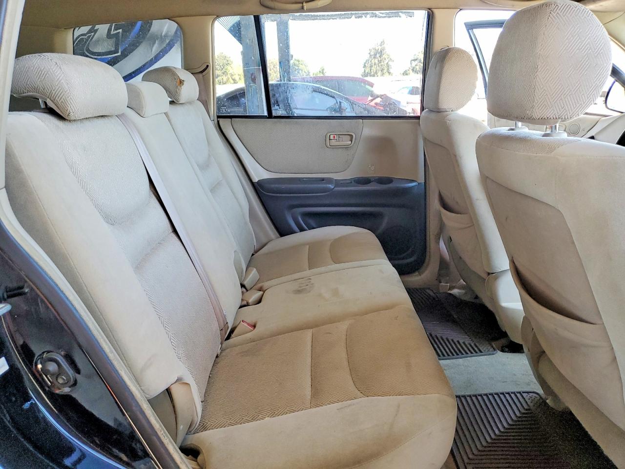 2001 Toyota Highlander Base Black vin: JTEGF21A710023448