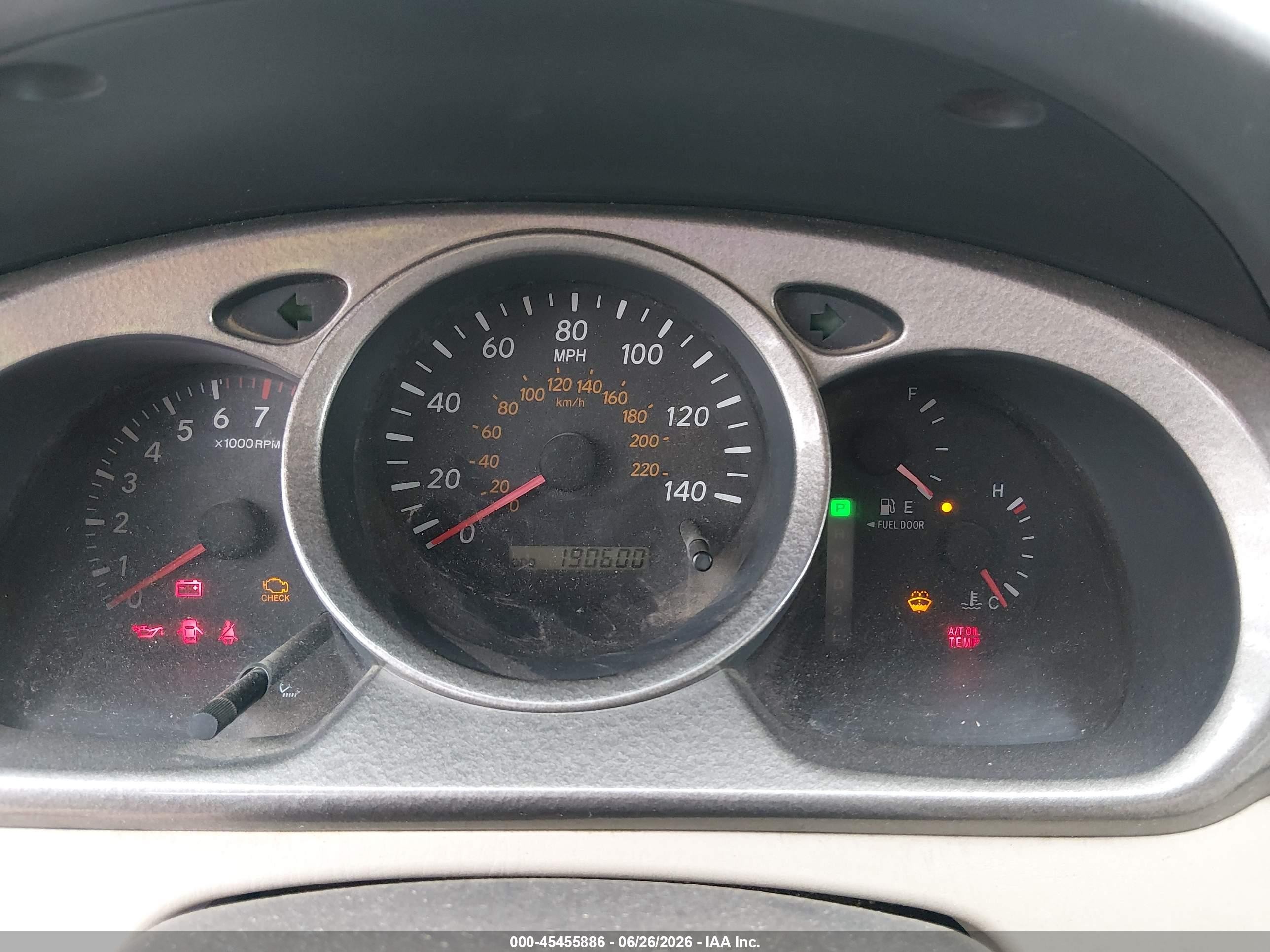 2002 Toyota Highlander V6 Black vin: JTEGF21A720031423