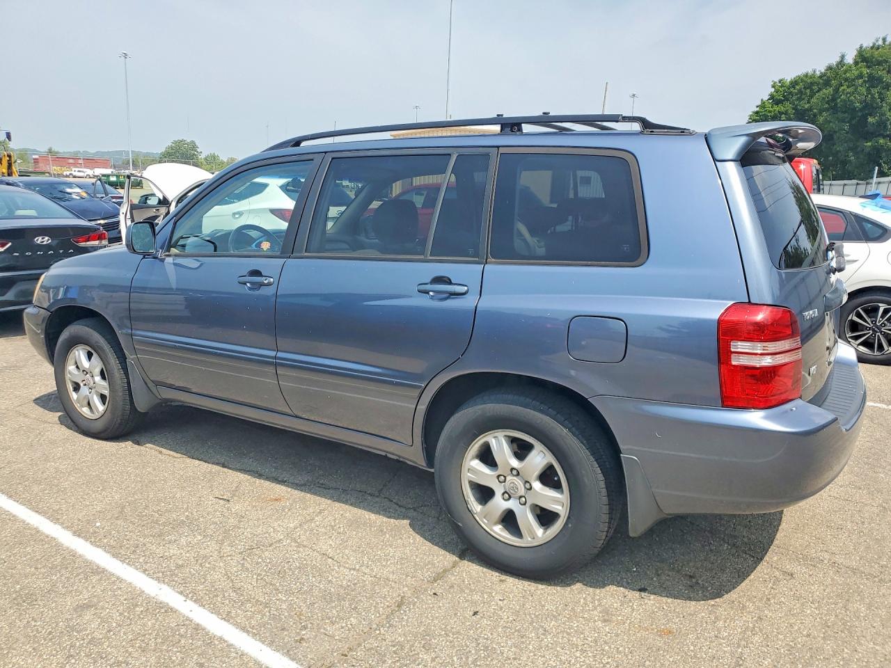 2003 Toyota Highlander Limited Синий vin: JTEGF21A730082213