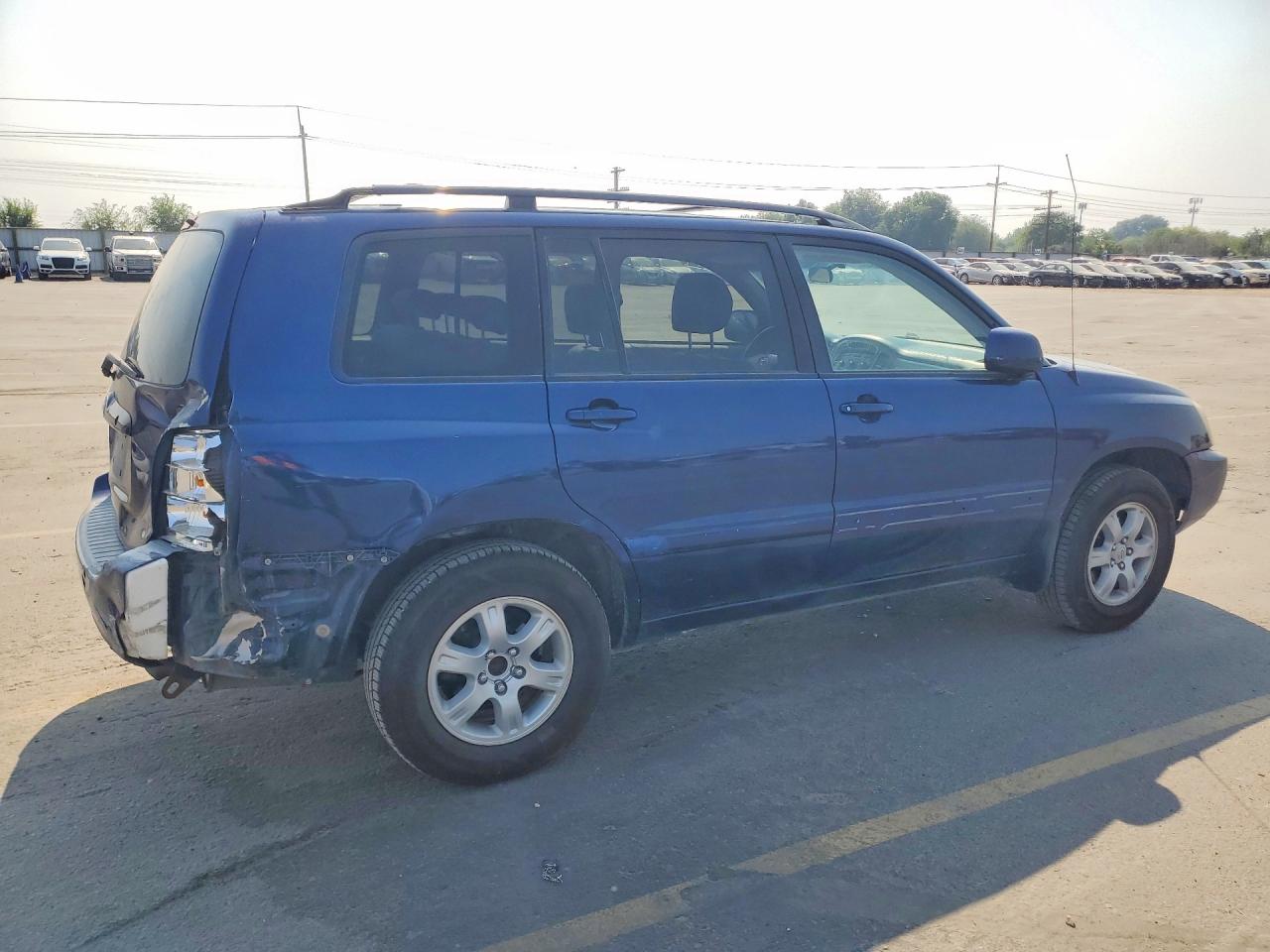2003 Toyota Highlander Limited Blue vin: JTEGF21A730084432
