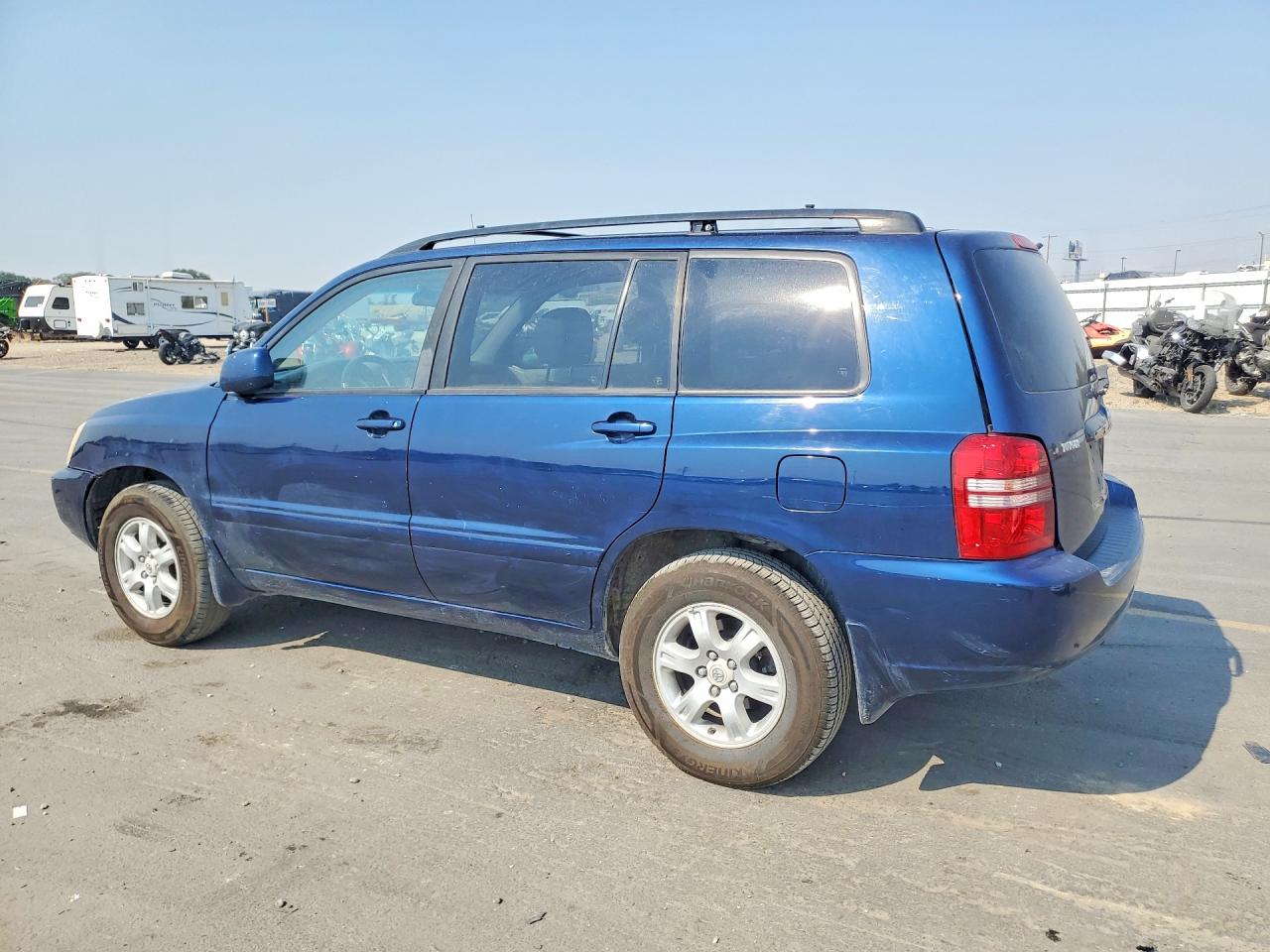 2003 Toyota Highlander Limited Blue vin: JTEGF21A730084432