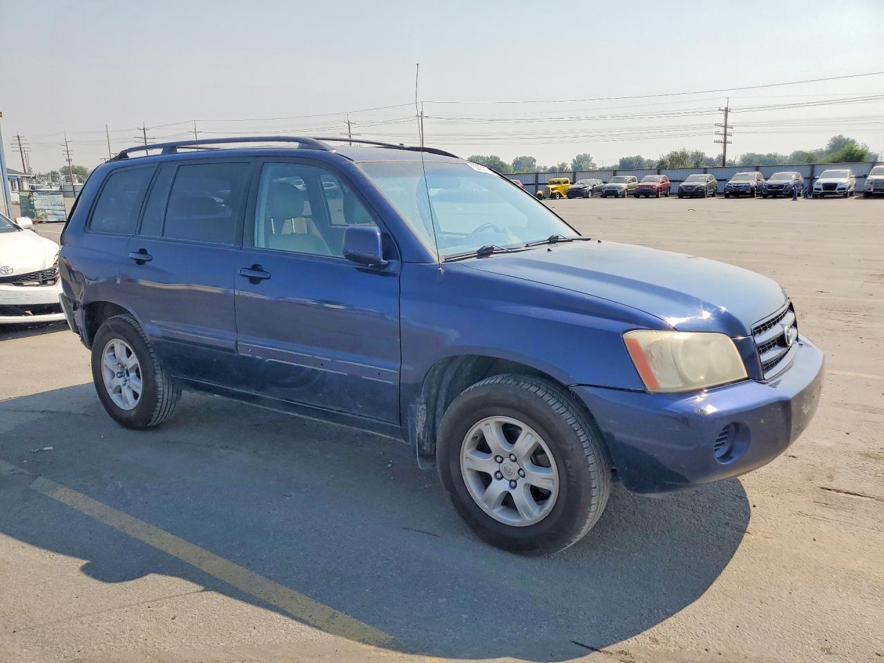 2003 Toyota Highlander Limited Blue vin: JTEGF21A730084432