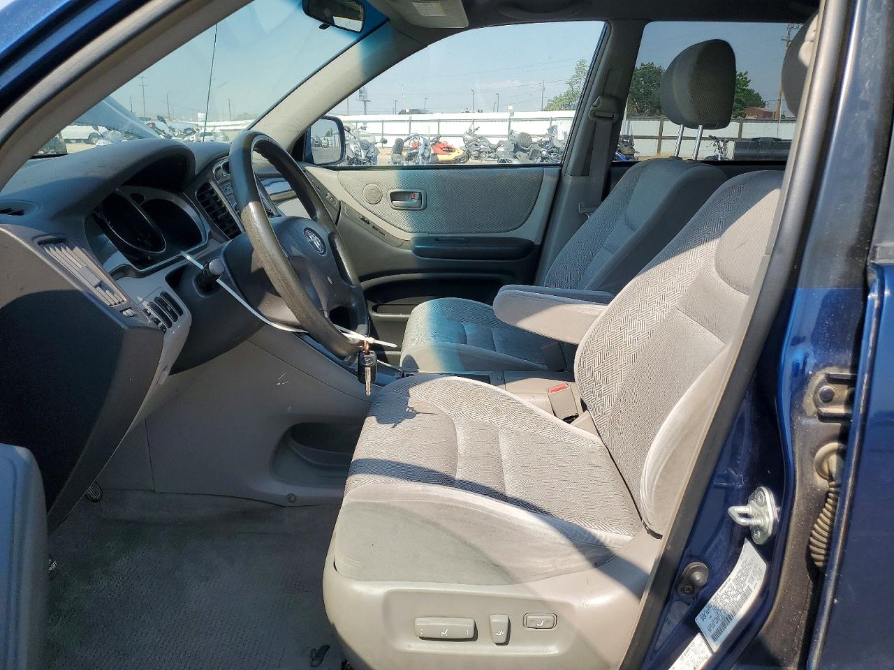 2003 Toyota Highlander Limited Blue vin: JTEGF21A730084432