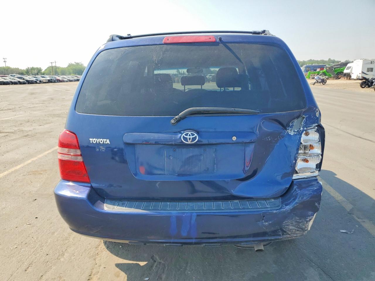 2003 Toyota Highlander Limited Blue vin: JTEGF21A730084432