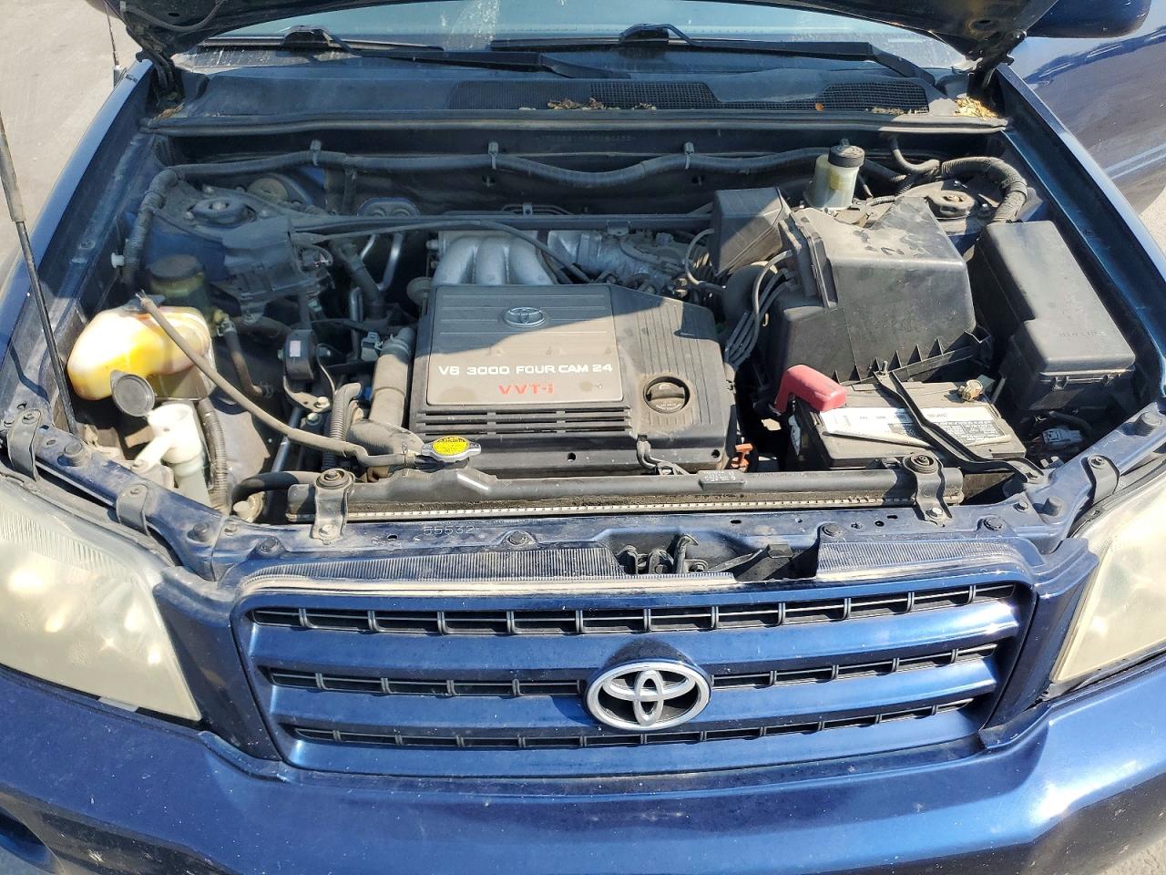 2003 Toyota Highlander Limited Blue vin: JTEGF21A730084432