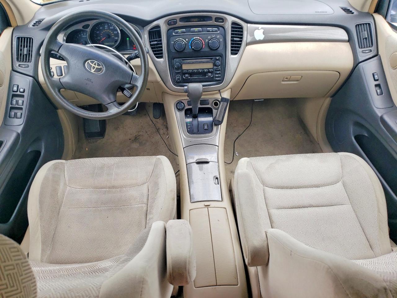 2003 Toyota Highlander Limited Blue vin: JTEGF21A730092336