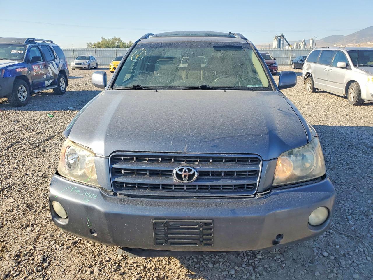 2003 Toyota Highlander Limited Blue vin: JTEGF21A730103688