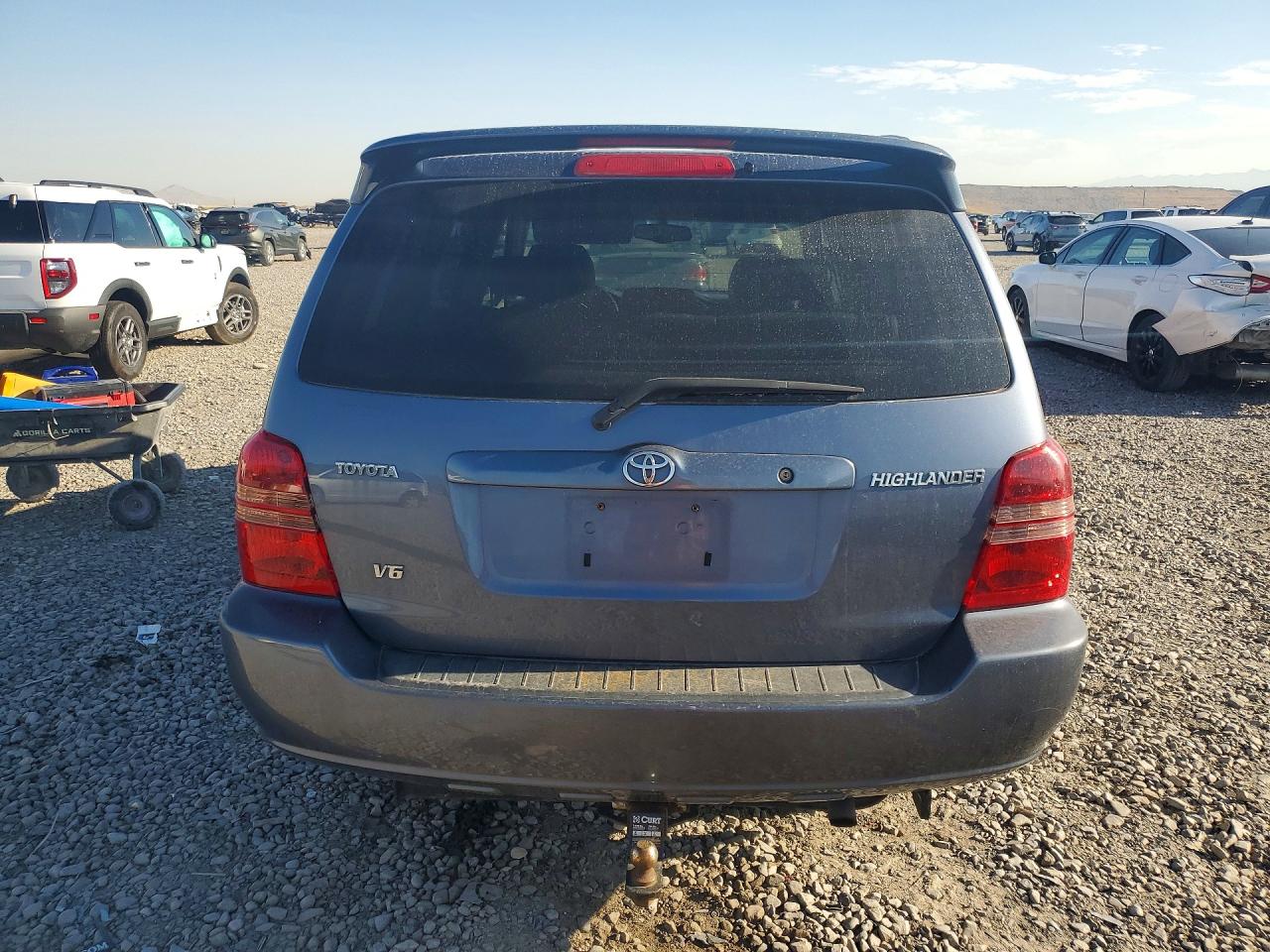 2003 Toyota Highlander Limited Blue vin: JTEGF21A730103688