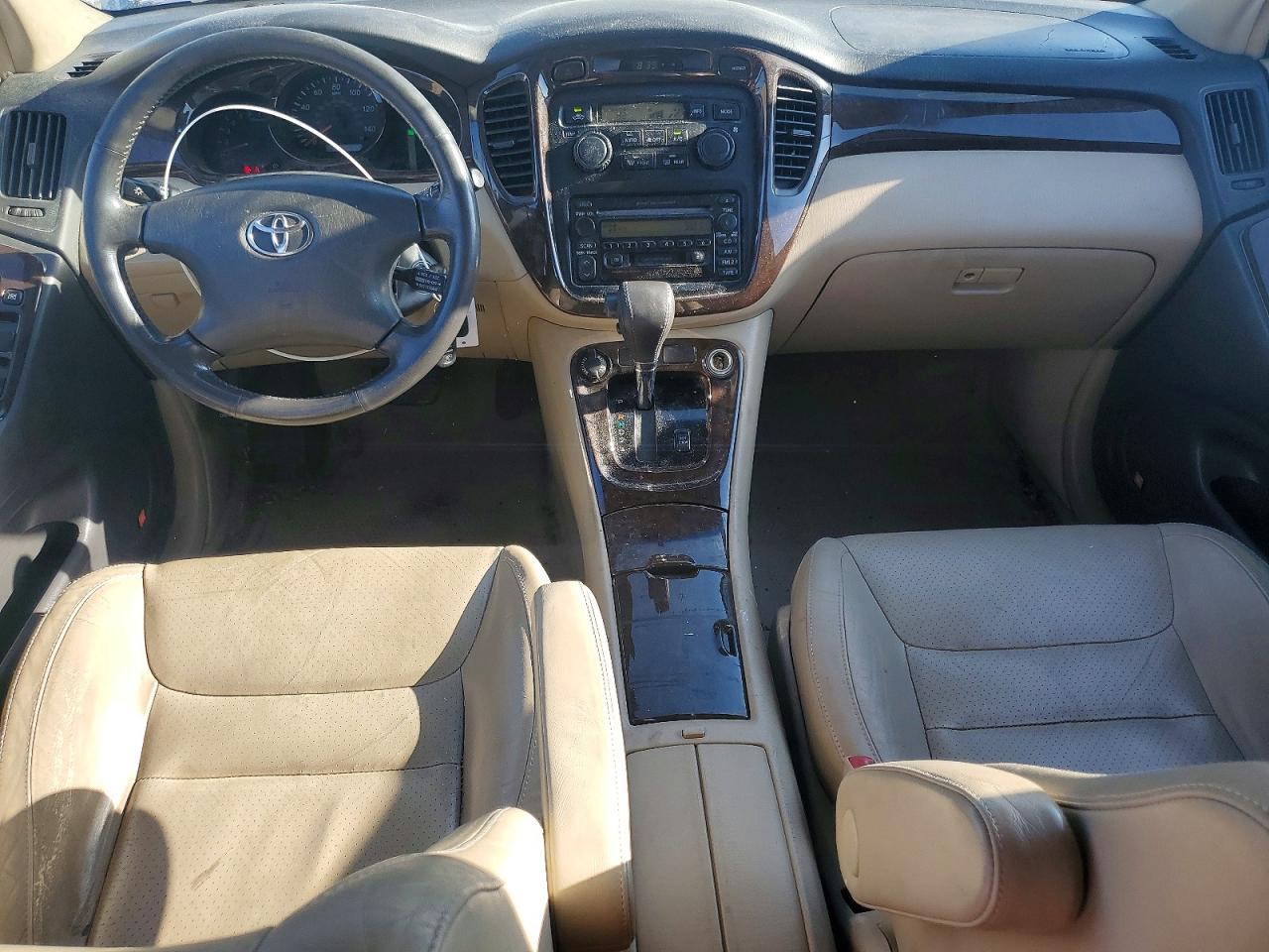 2003 Toyota Highlander Limited Blue vin: JTEGF21A730103688
