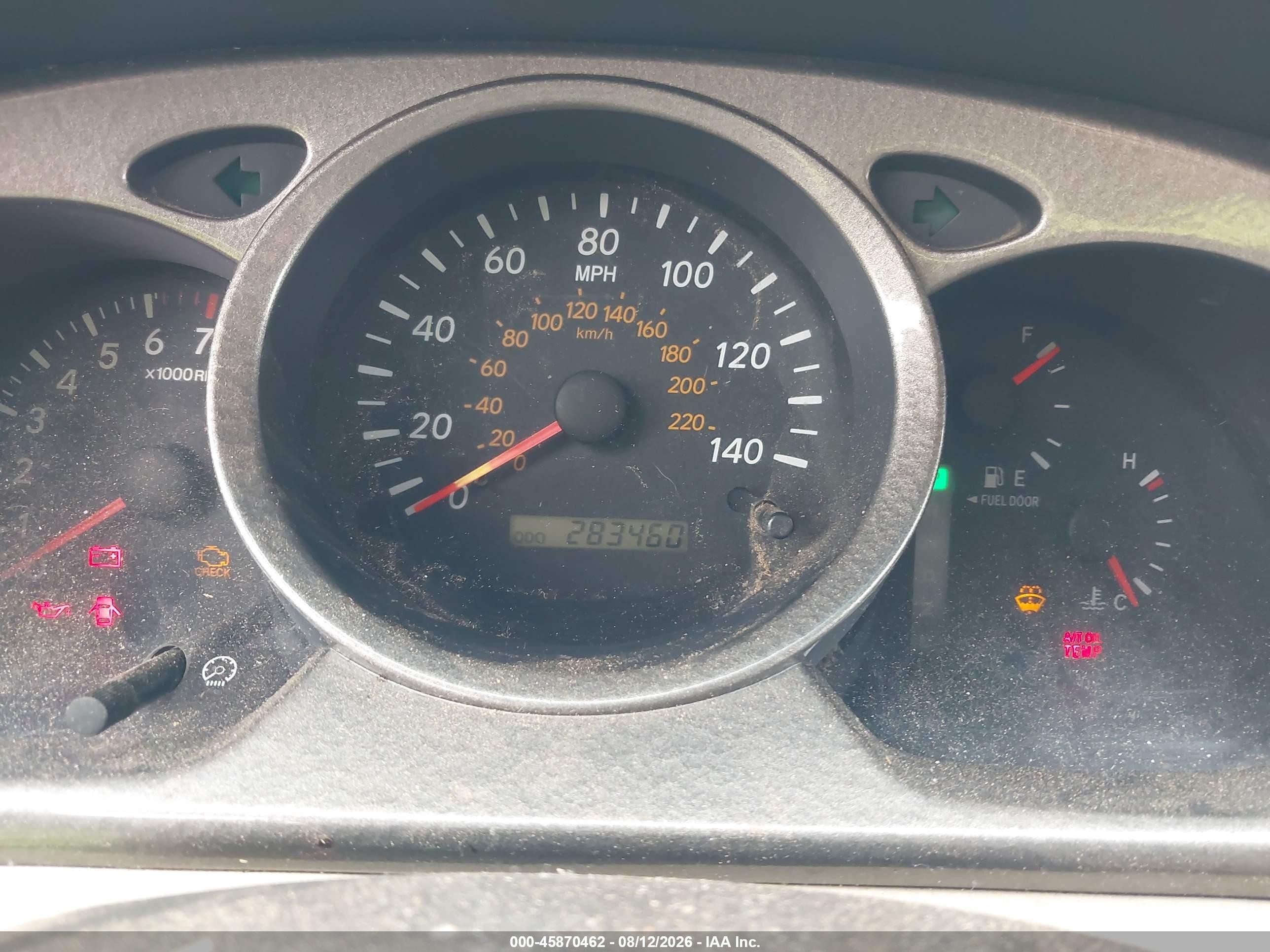 2003 Toyota Highlander V6 Blue vin: JTEGF21A730109829