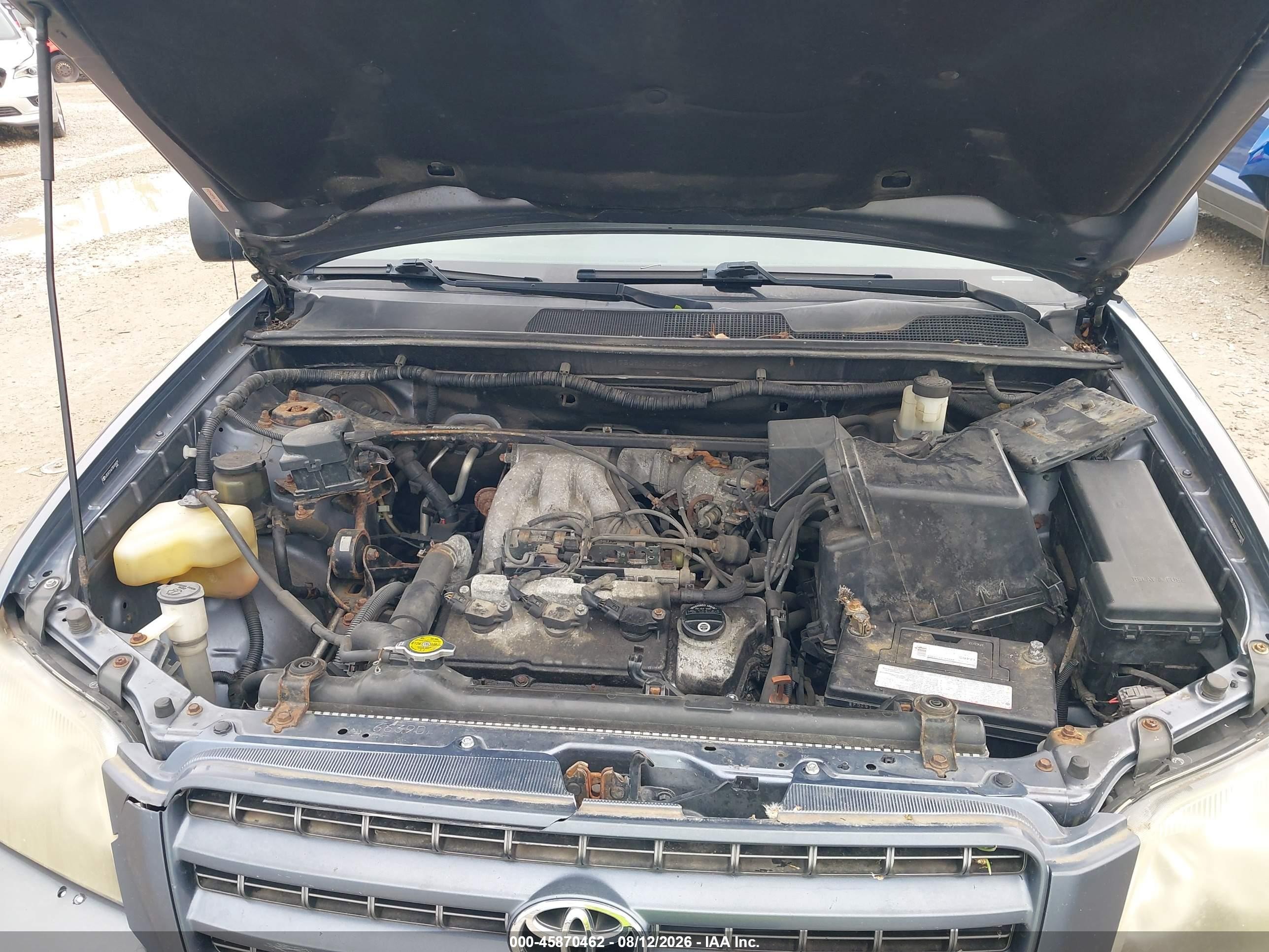 2003 Toyota Highlander V6 Blue vin: JTEGF21A730109829