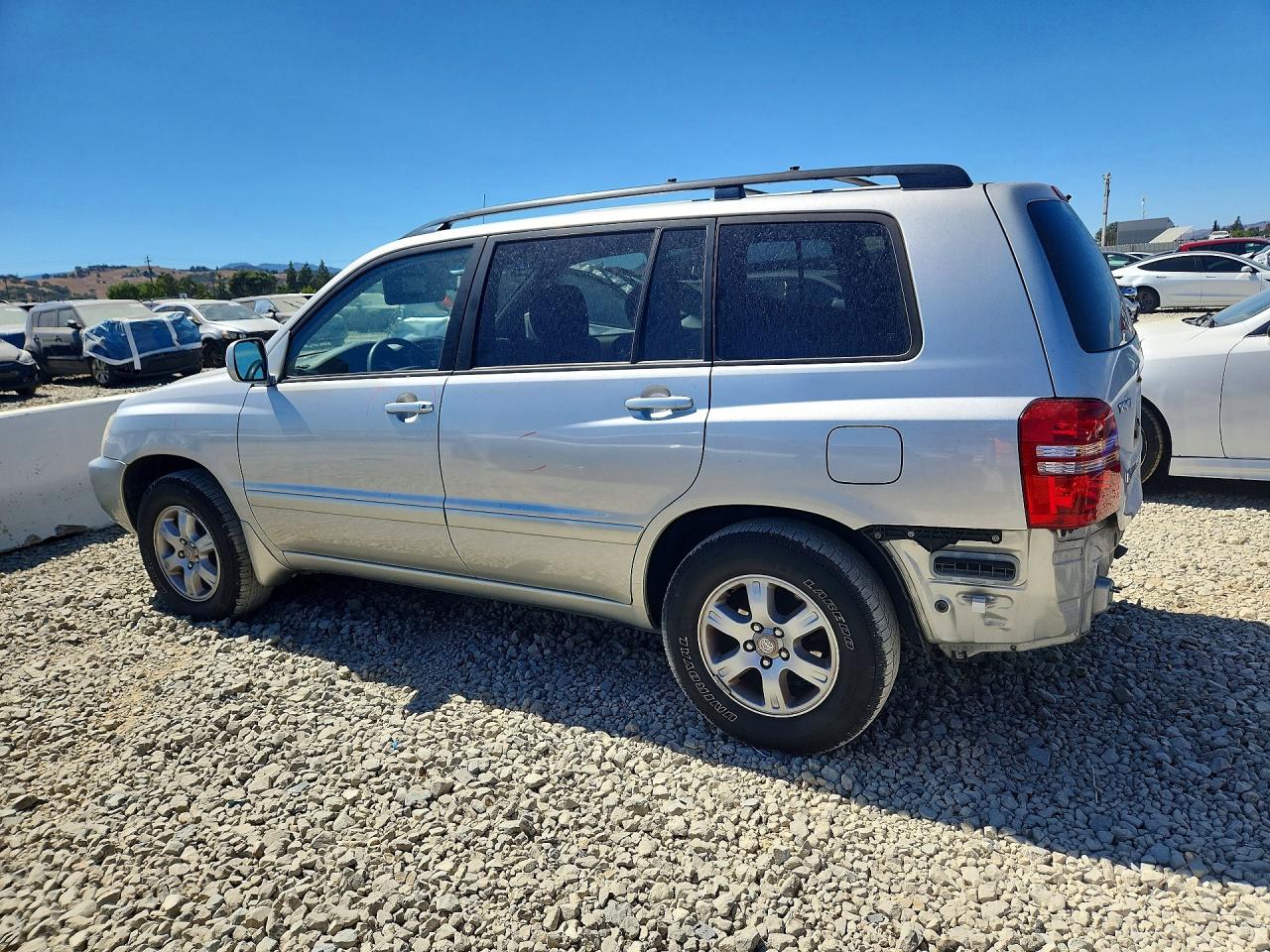 2001 Toyota Highlander Base Silver vin: JTEGF21A810015830