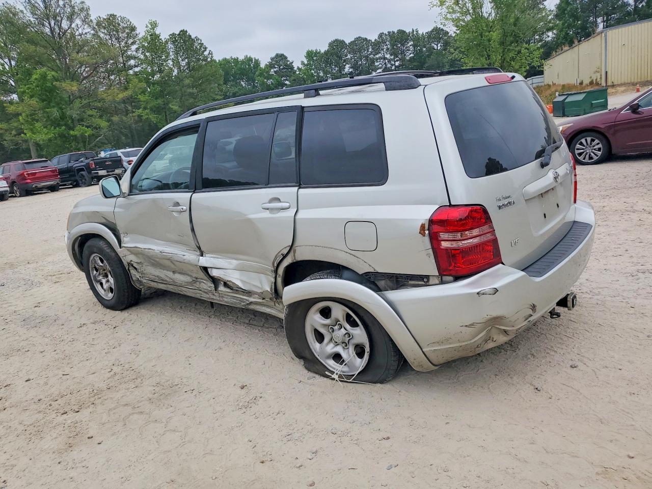 2003 Toyota Highlander Limited Silver vin: JTEGF21A830077733