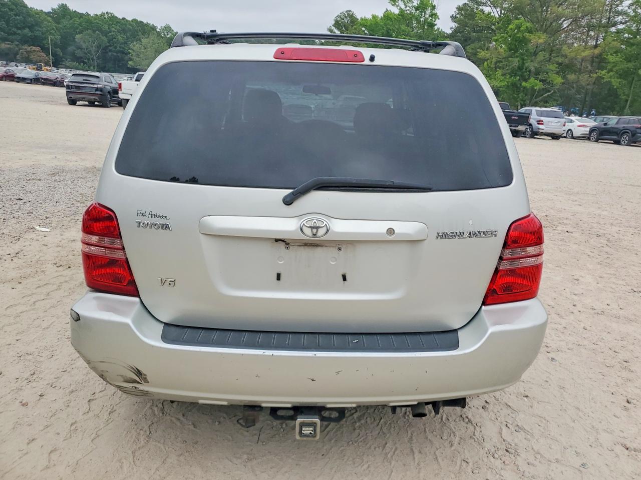 2003 Toyota Highlander Limited Silver vin: JTEGF21A830077733