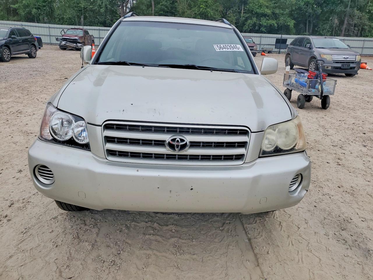 2003 Toyota Highlander Limited Silver vin: JTEGF21A830077733