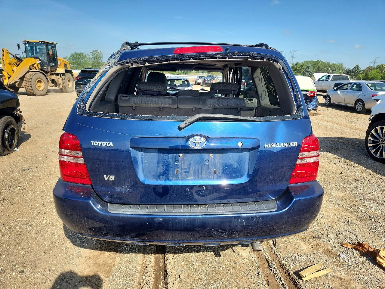 2003 Toyota Highlander Limited Синий vin: JTEGF21A830084665