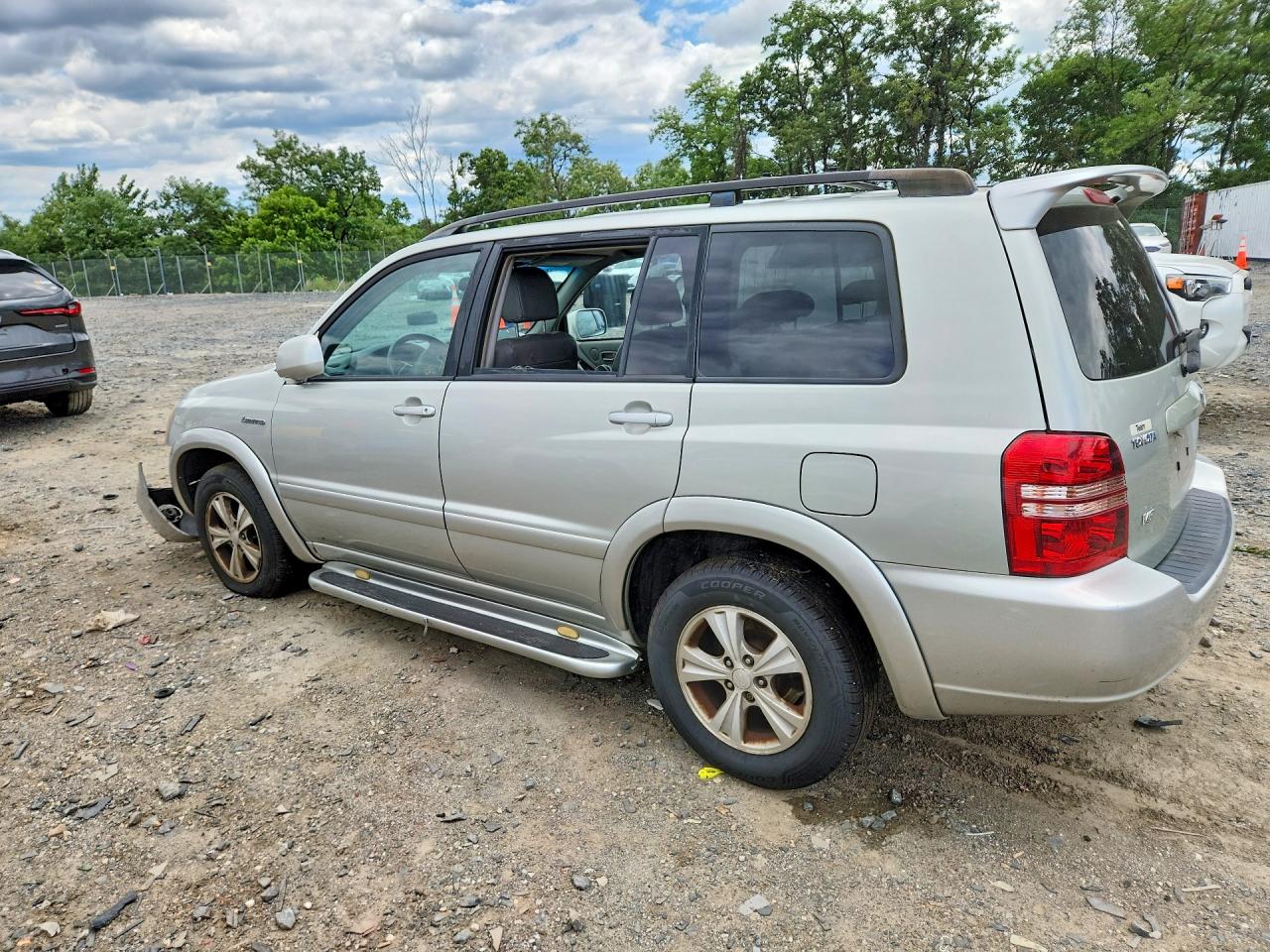 2003 Toyota Highlander Limited Silver vin: JTEGF21A830090367