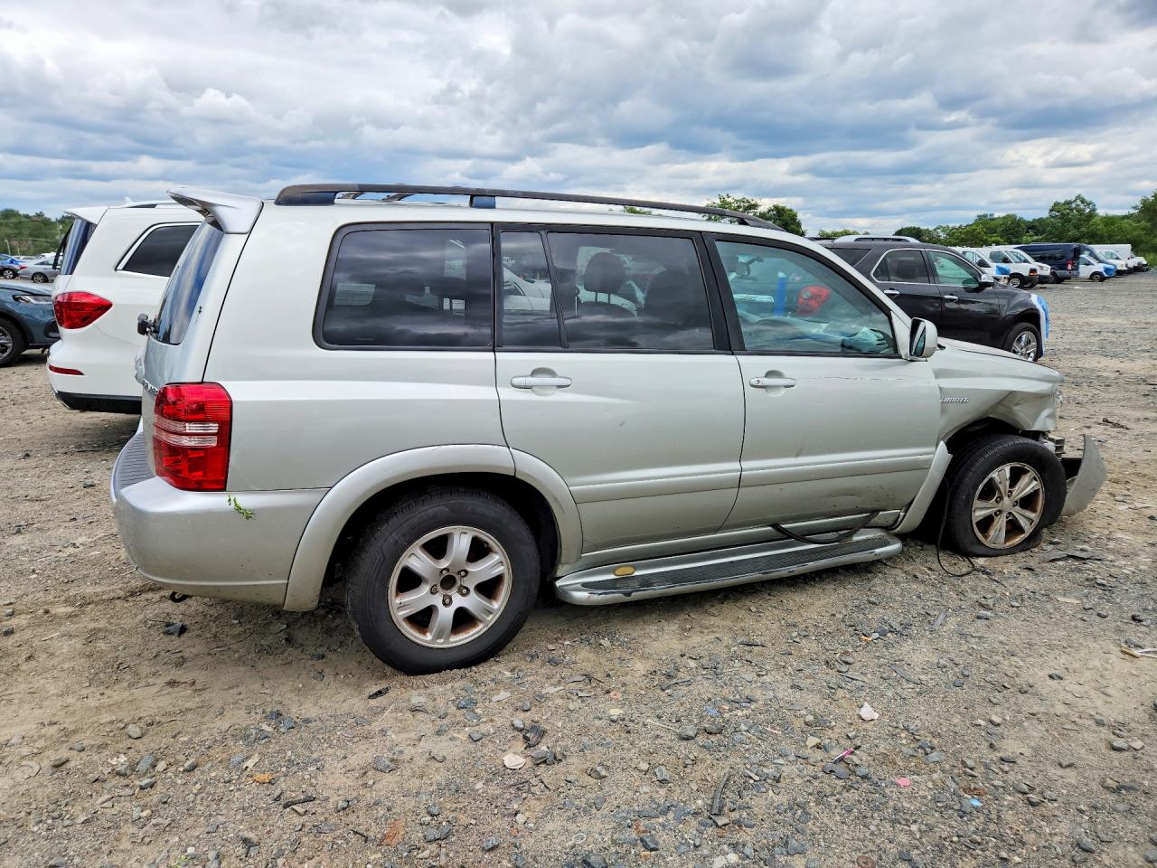 2003 Toyota Highlander Limited Silver vin: JTEGF21A830090367