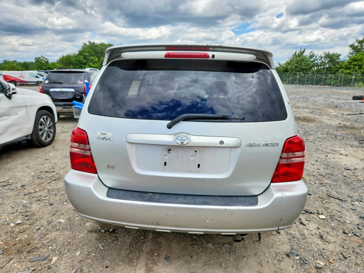 2003 Toyota Highlander Limited Silver vin: JTEGF21A830090367