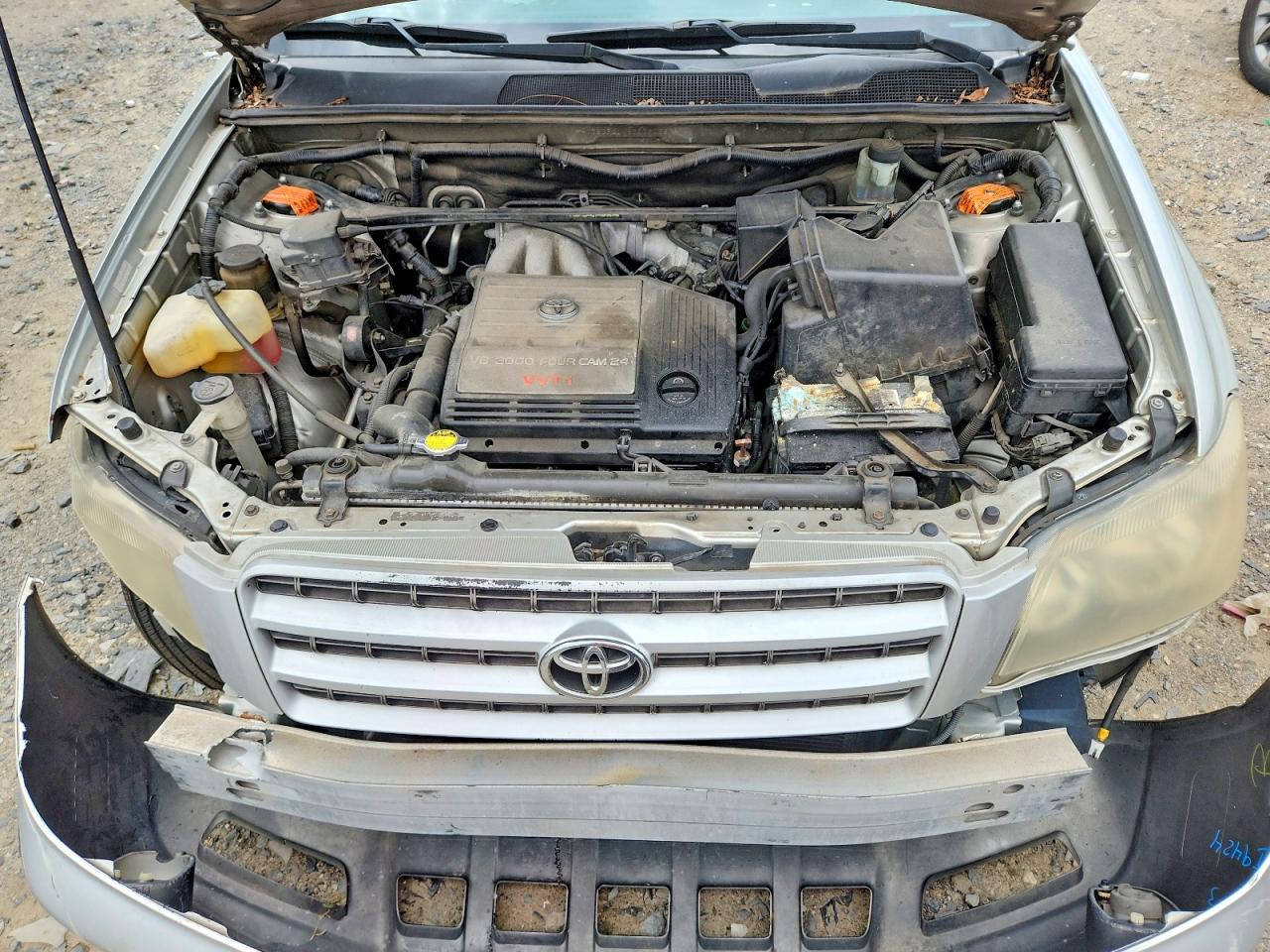 2003 Toyota Highlander Limited Silver vin: JTEGF21A830090367