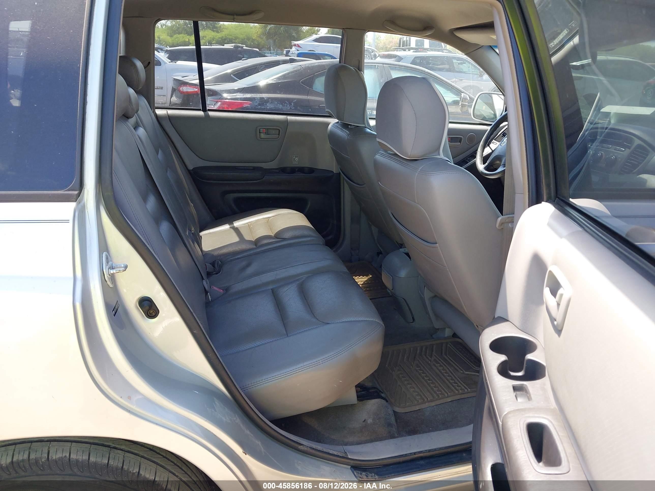 2003 Toyota Highlander V6 Silver vin: JTEGF21A830111024