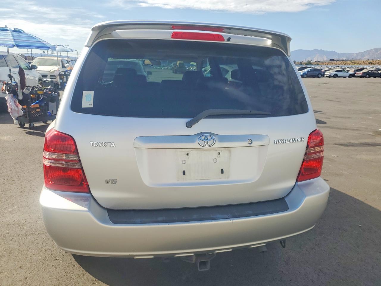 2001 Toyota Highlander Base Серебряный vin: JTEGF21A910020440