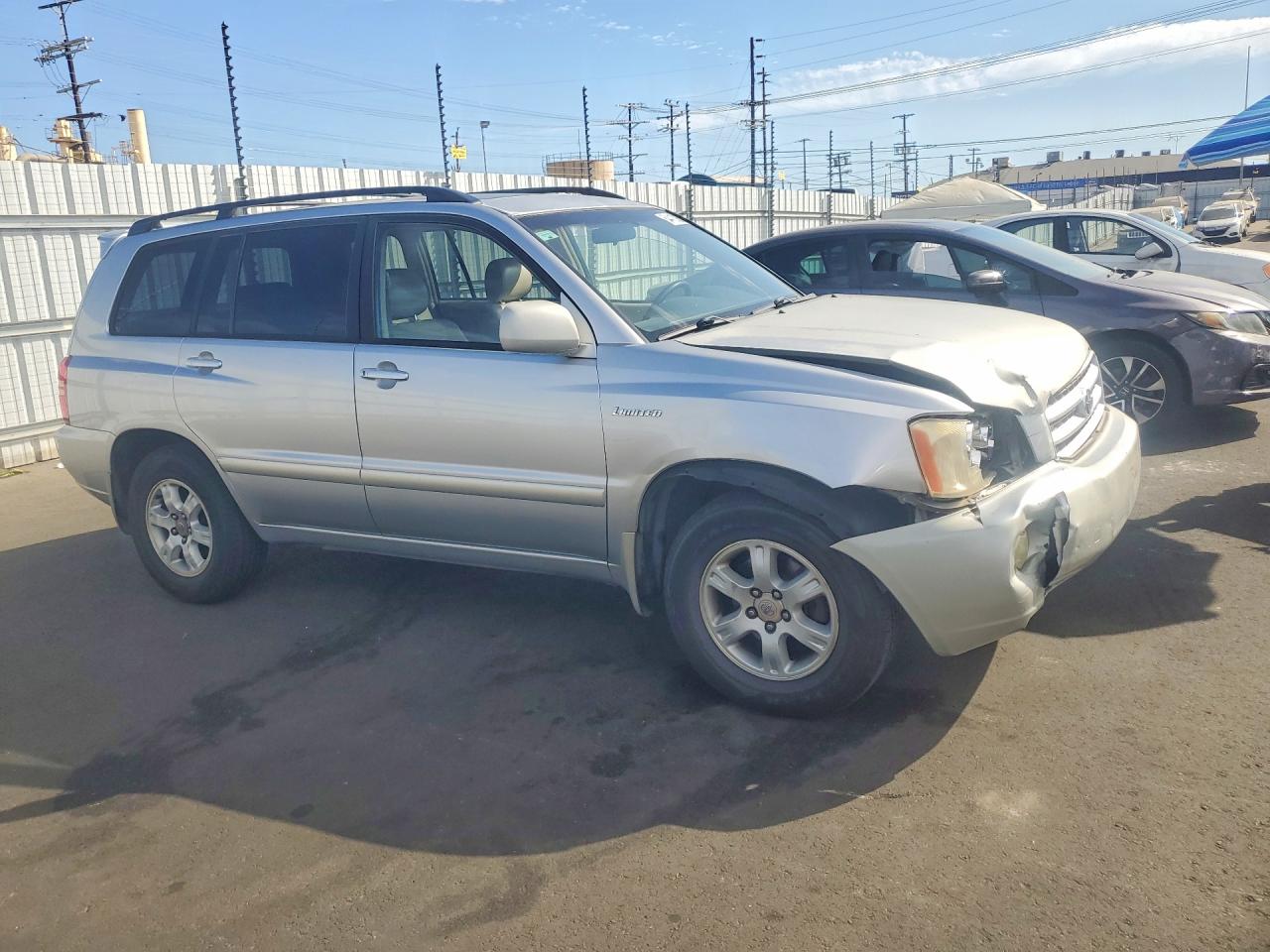 2001 Toyota Highlander Base Серебряный vin: JTEGF21A910020440