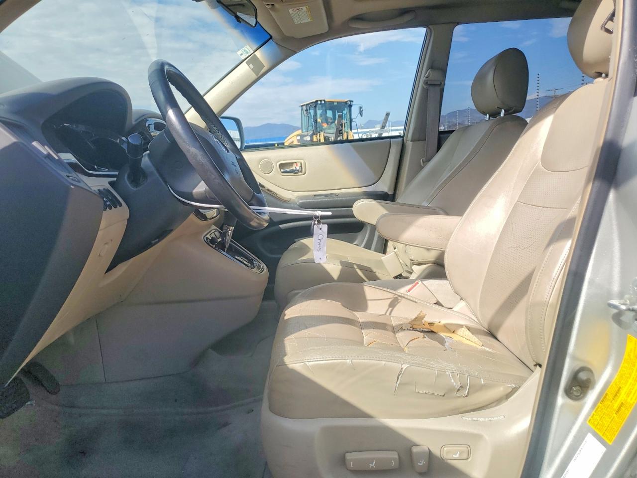 2001 Toyota Highlander Base Серебряный vin: JTEGF21A910020440