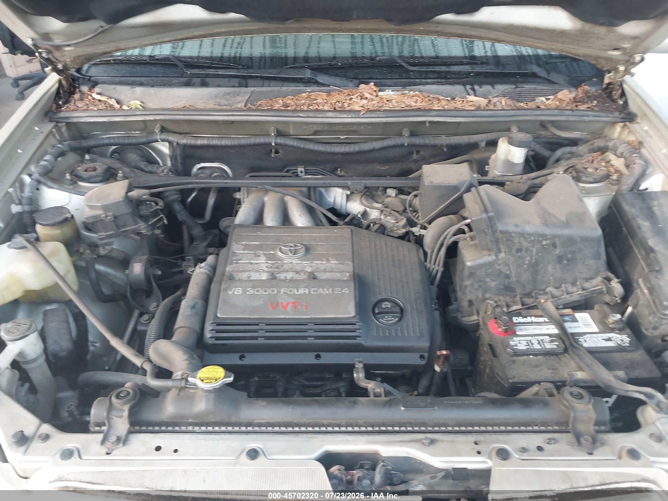 2003 Toyota Highlander Limited V6 Gold vin: JTEGF21A930109167