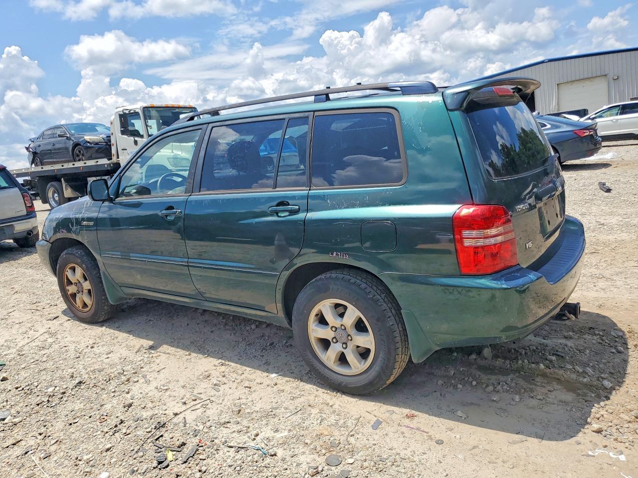 2003 Toyota Highlander Limited Зеленый vin: JTEGF21A930113851