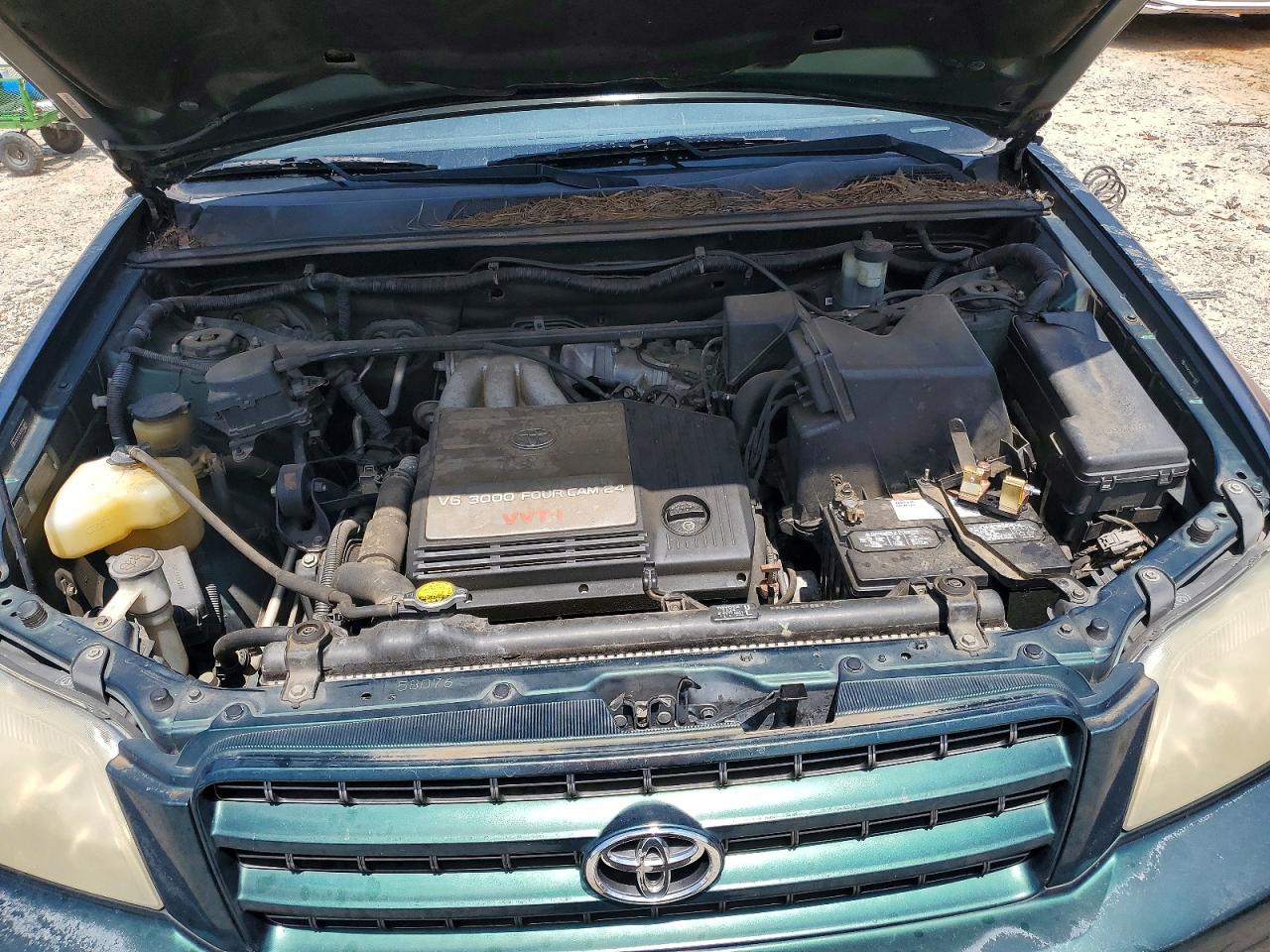 2003 Toyota Highlander Limited Зеленый vin: JTEGF21A930113851