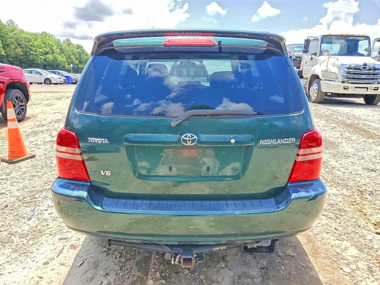 2003 Toyota Highlander Limited Зеленый vin: JTEGF21A930113851